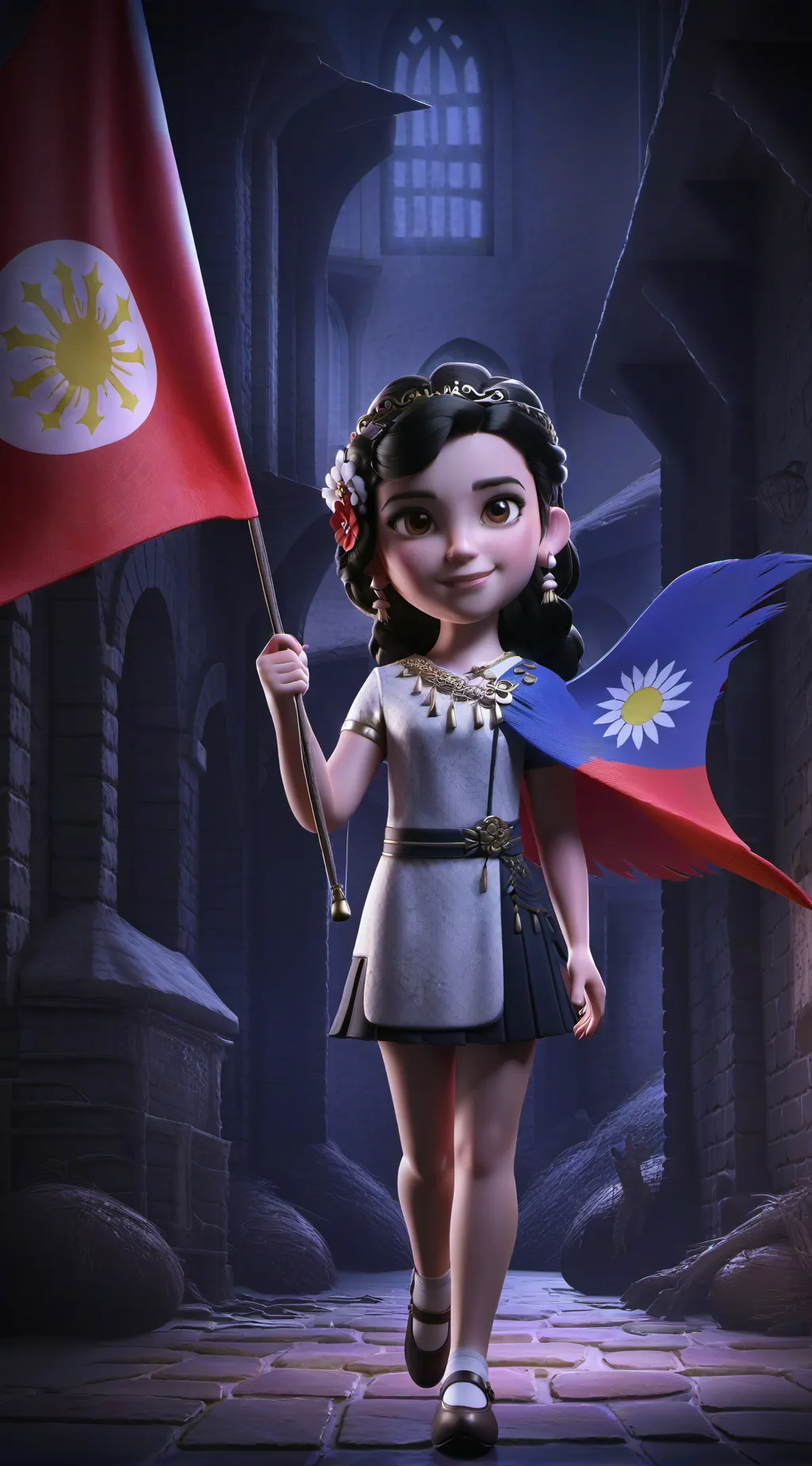 ai character: Philippines cb background