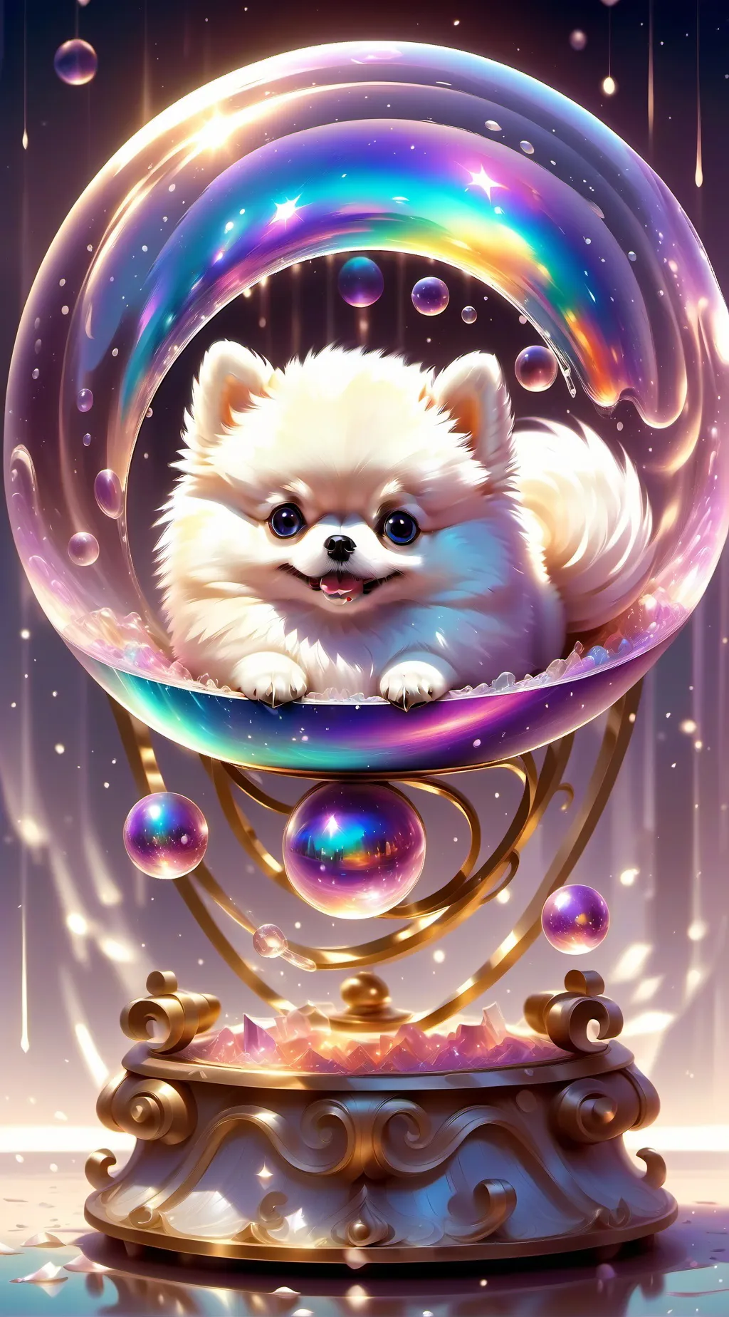 ai character: pompom background