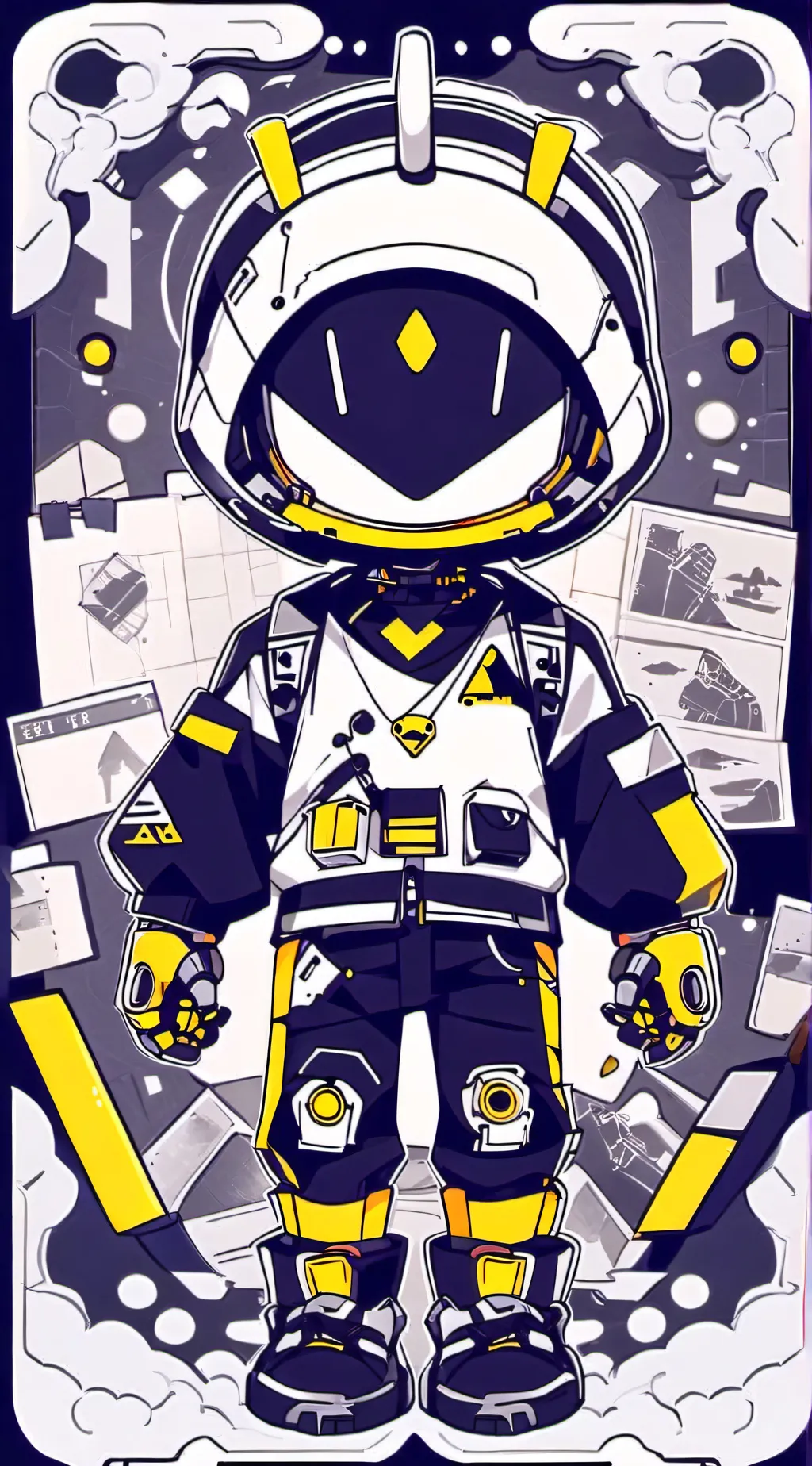 ai character: The demon school  background