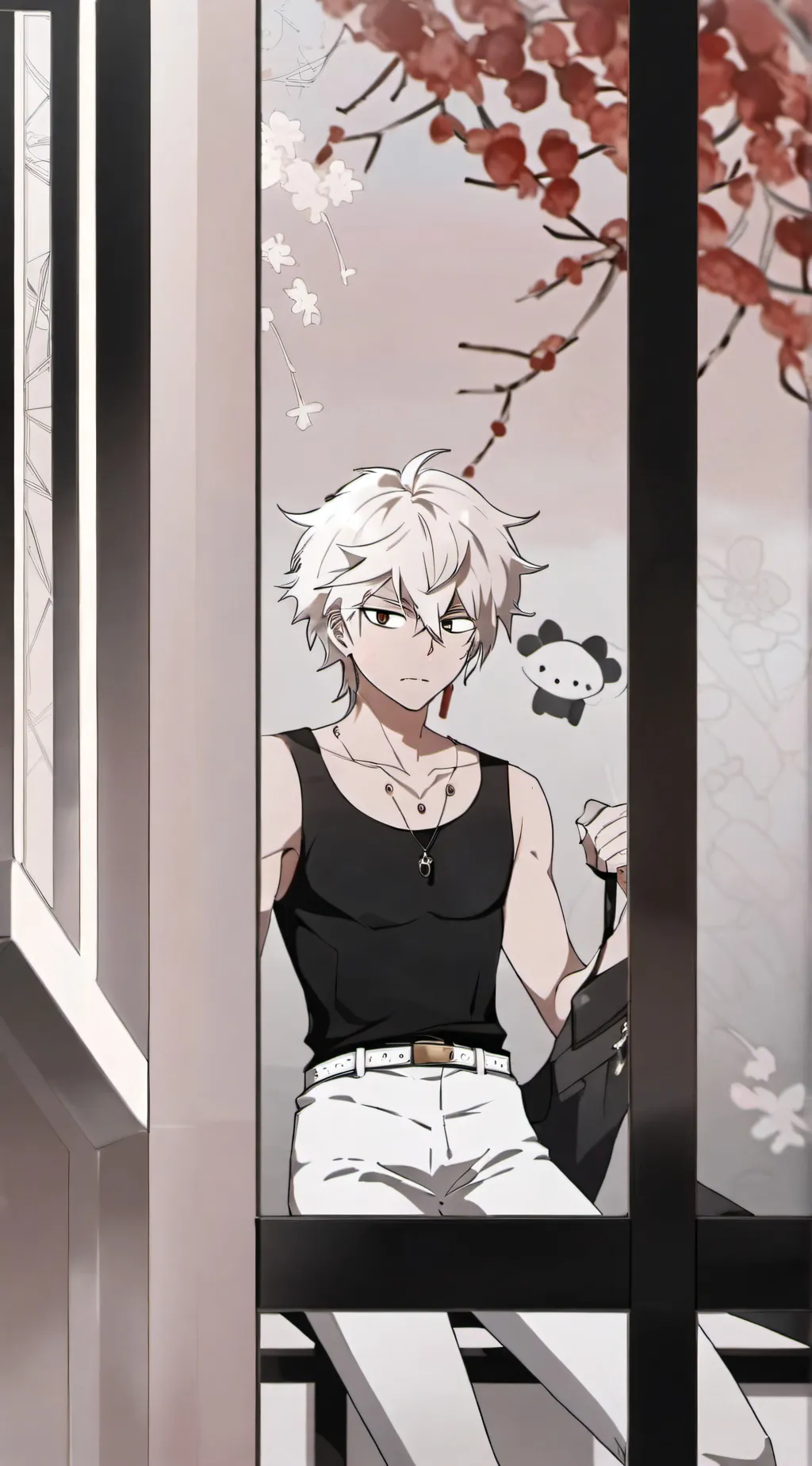 ai character: Bakugo present 💝 background