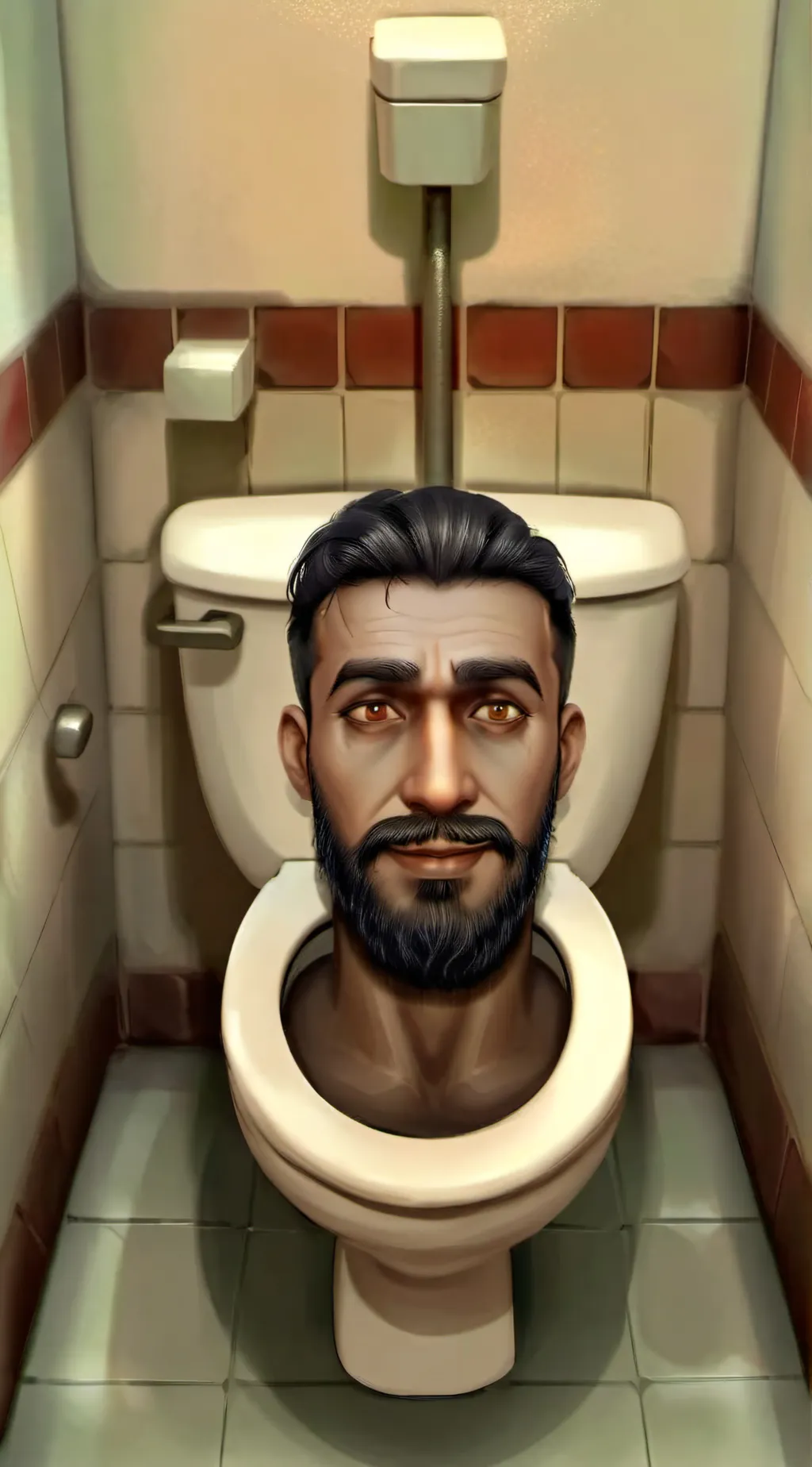 ai character: Skibidi Toilet background