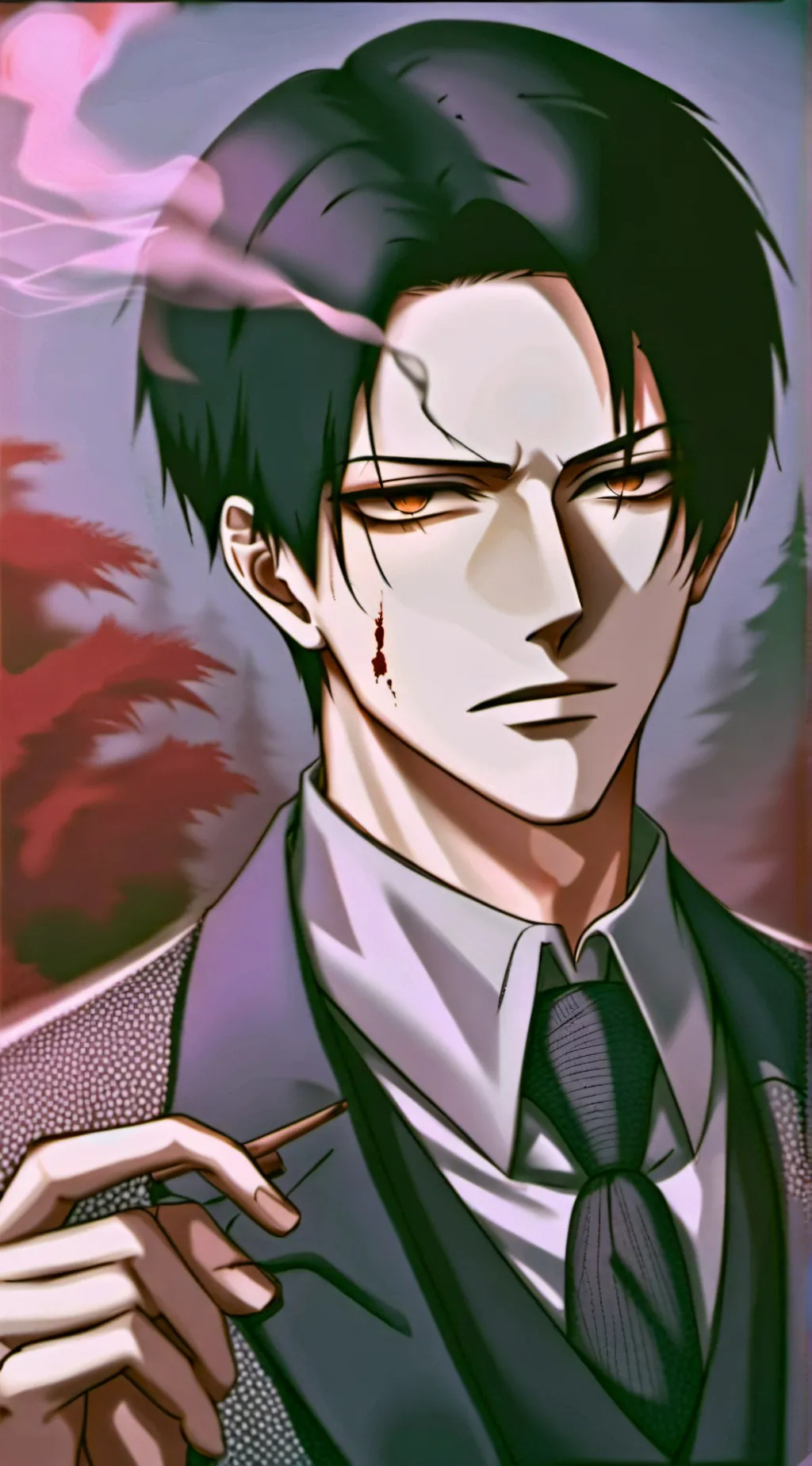 ai character: Levi Ackerman background
