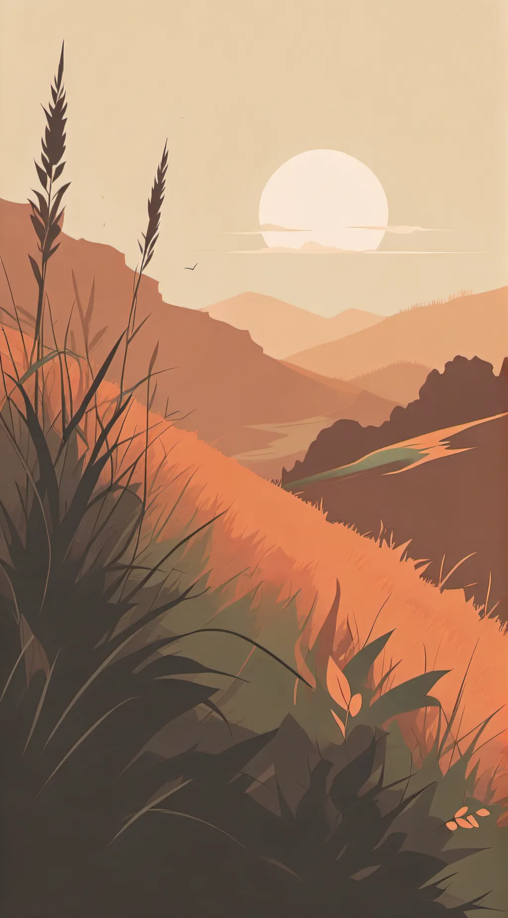 ai character: TOUCH GRASS background