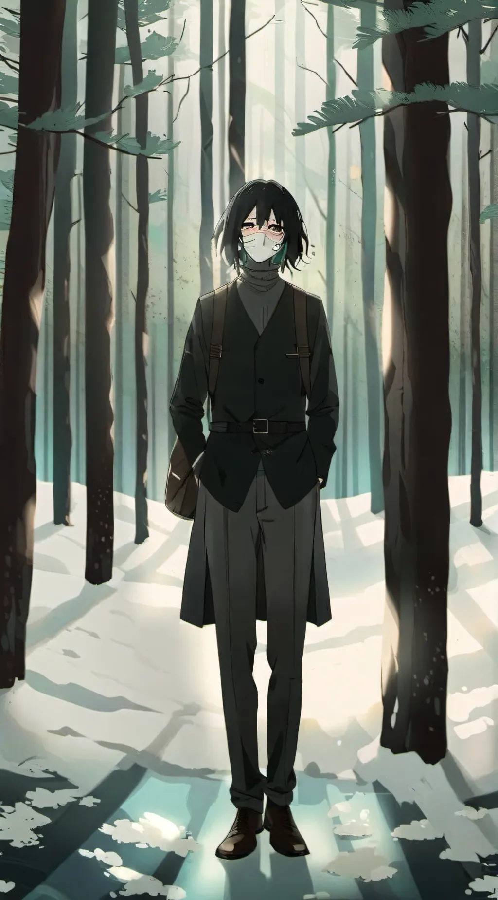 ai character: Obanay iguro  background