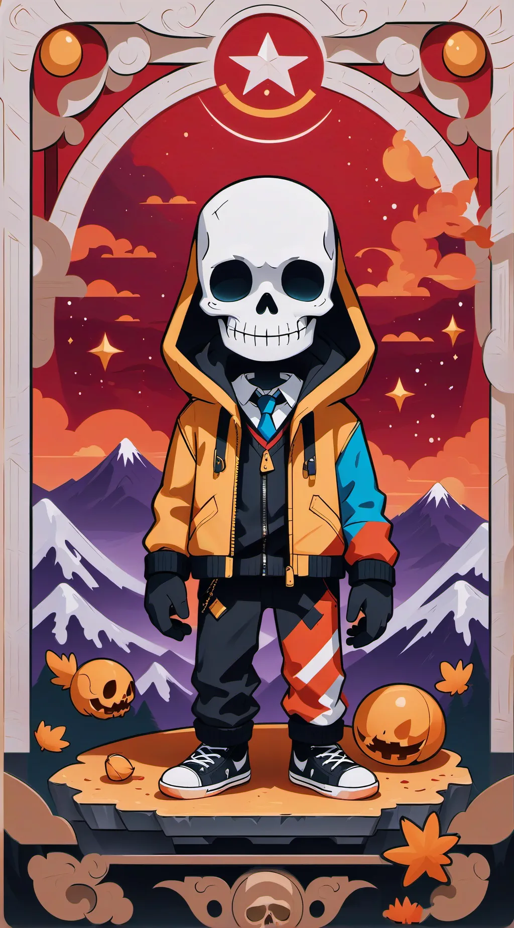 ai character: sans background