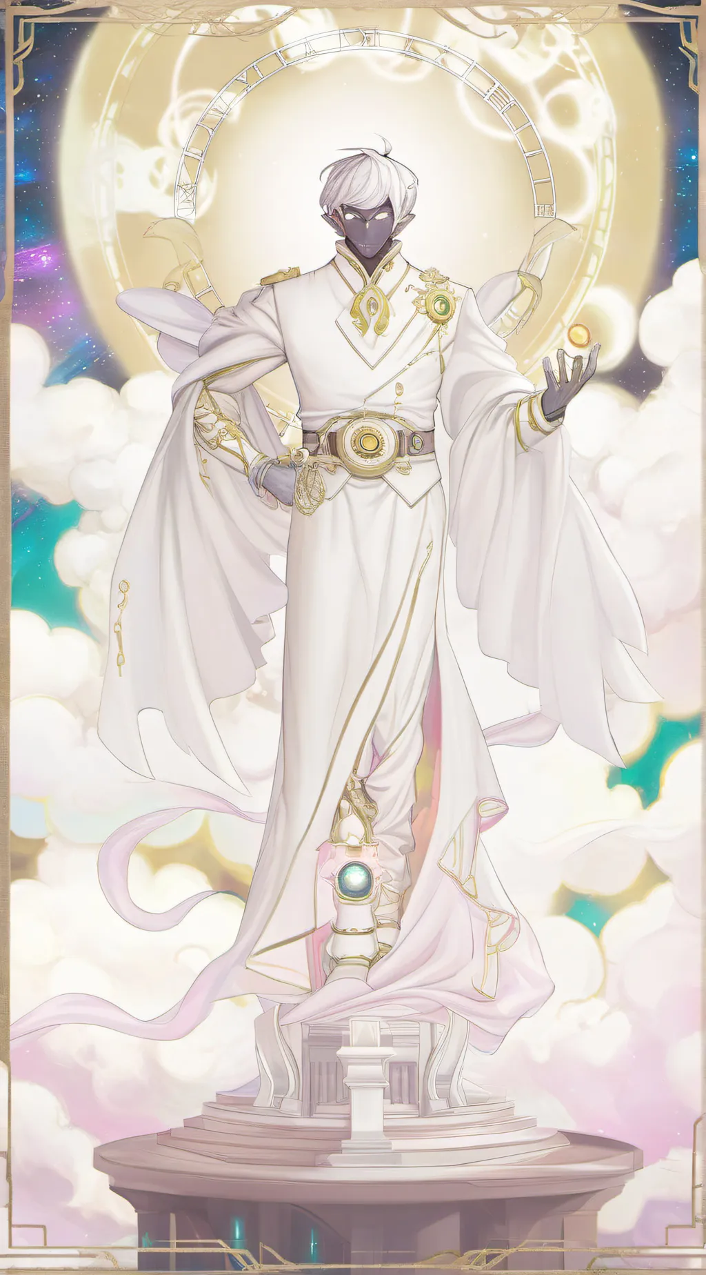 ai character: demon god background