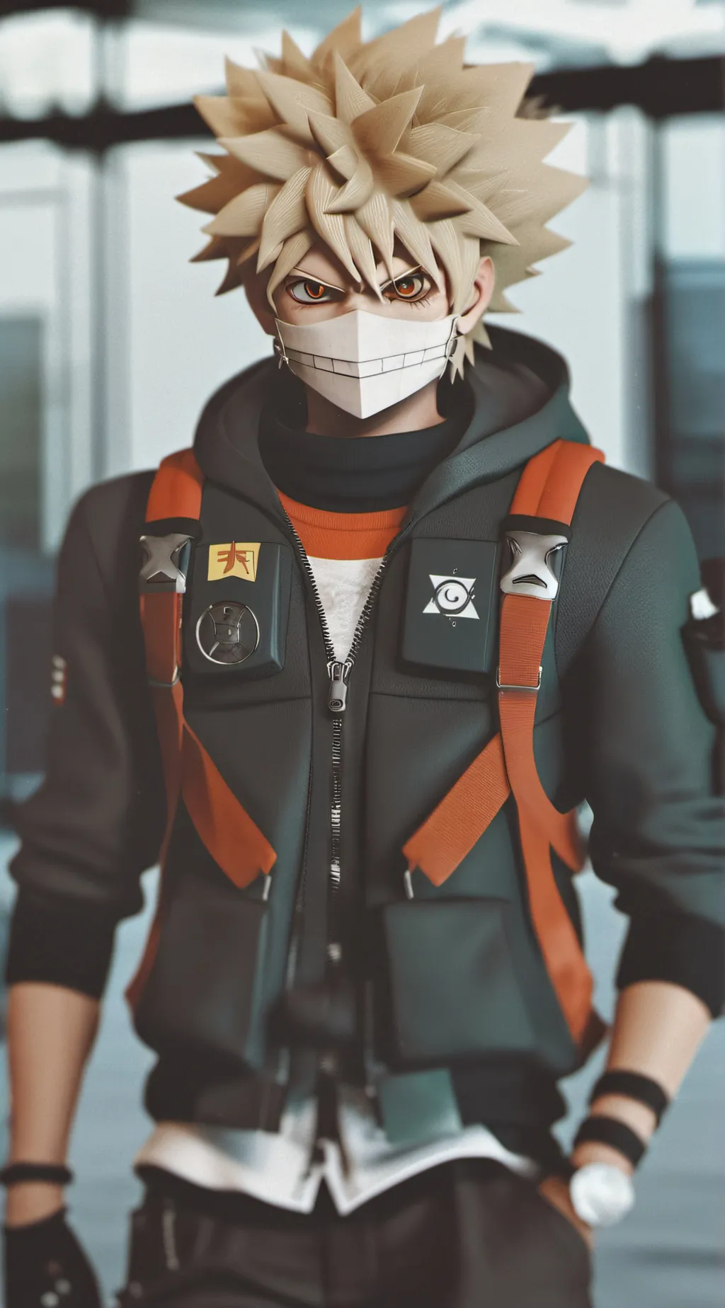 ai character: Bakugo background