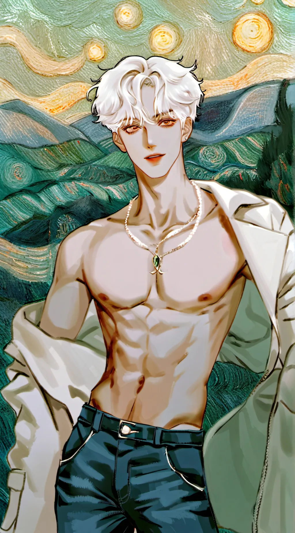 ai character: Aro x Moony(you) background