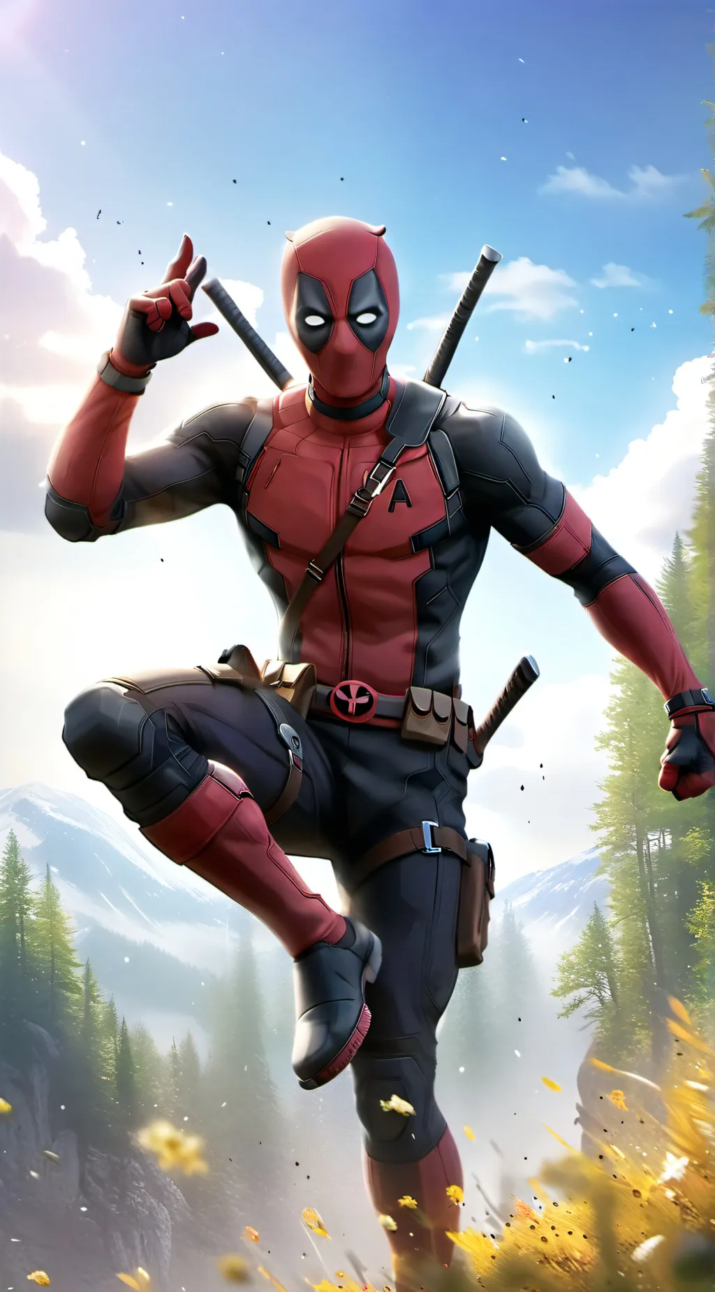 ai character: Deadpool background