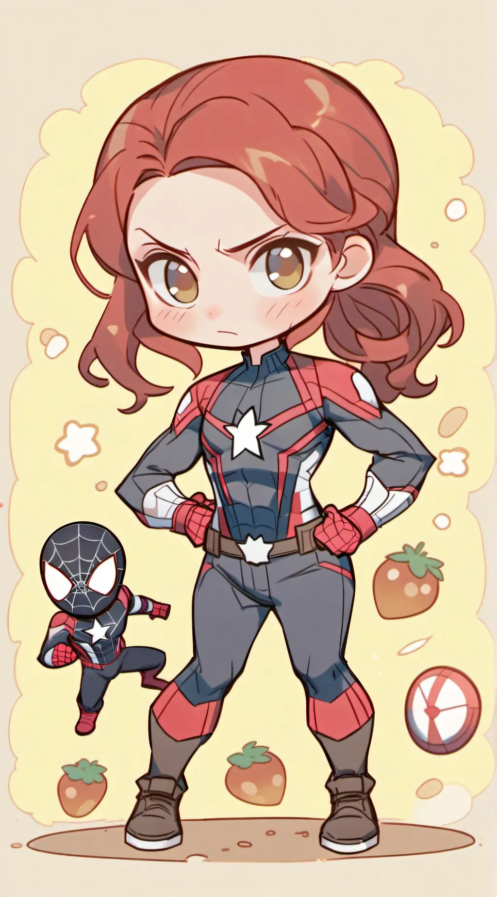 ai character: avengers background