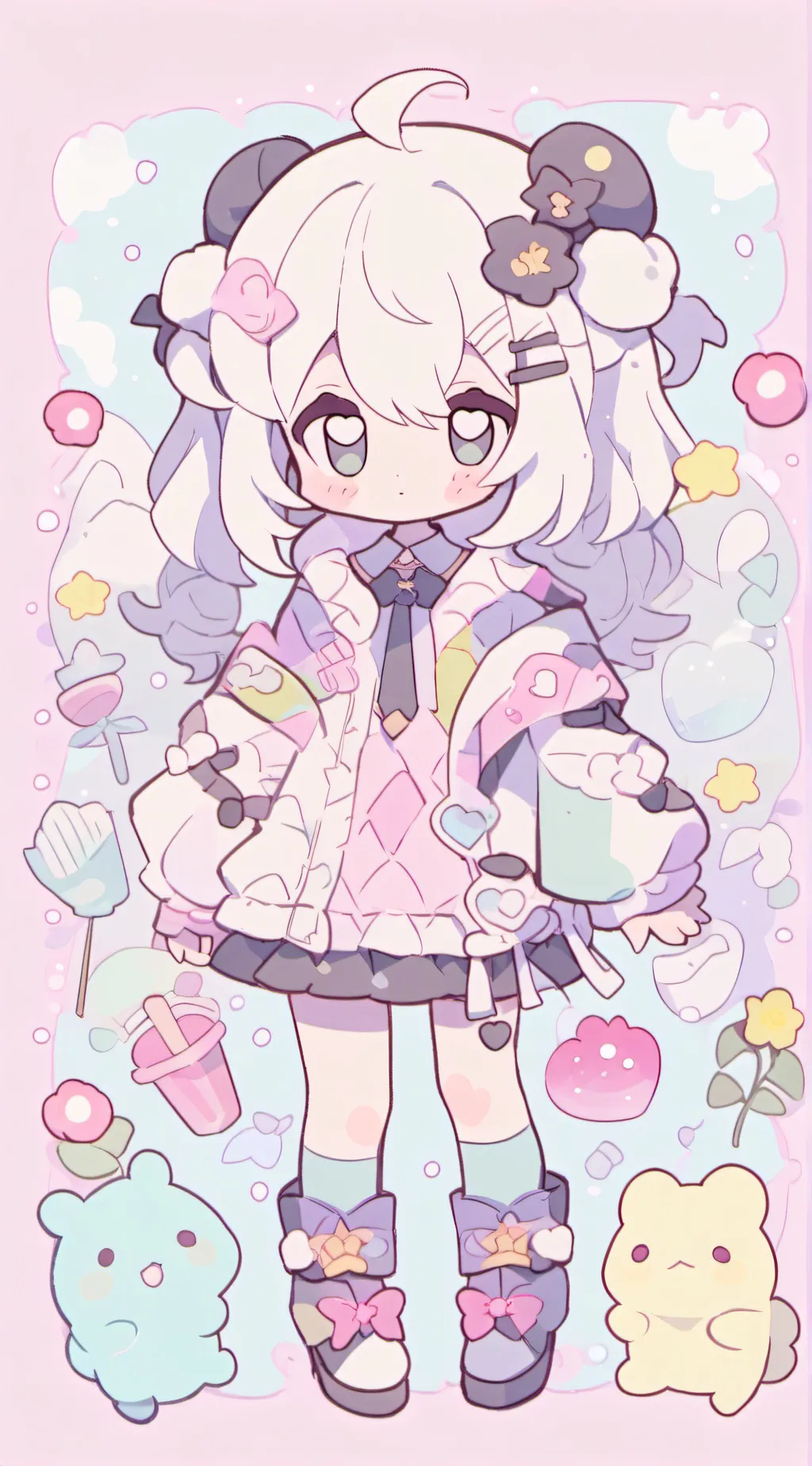 ai character: Lily background