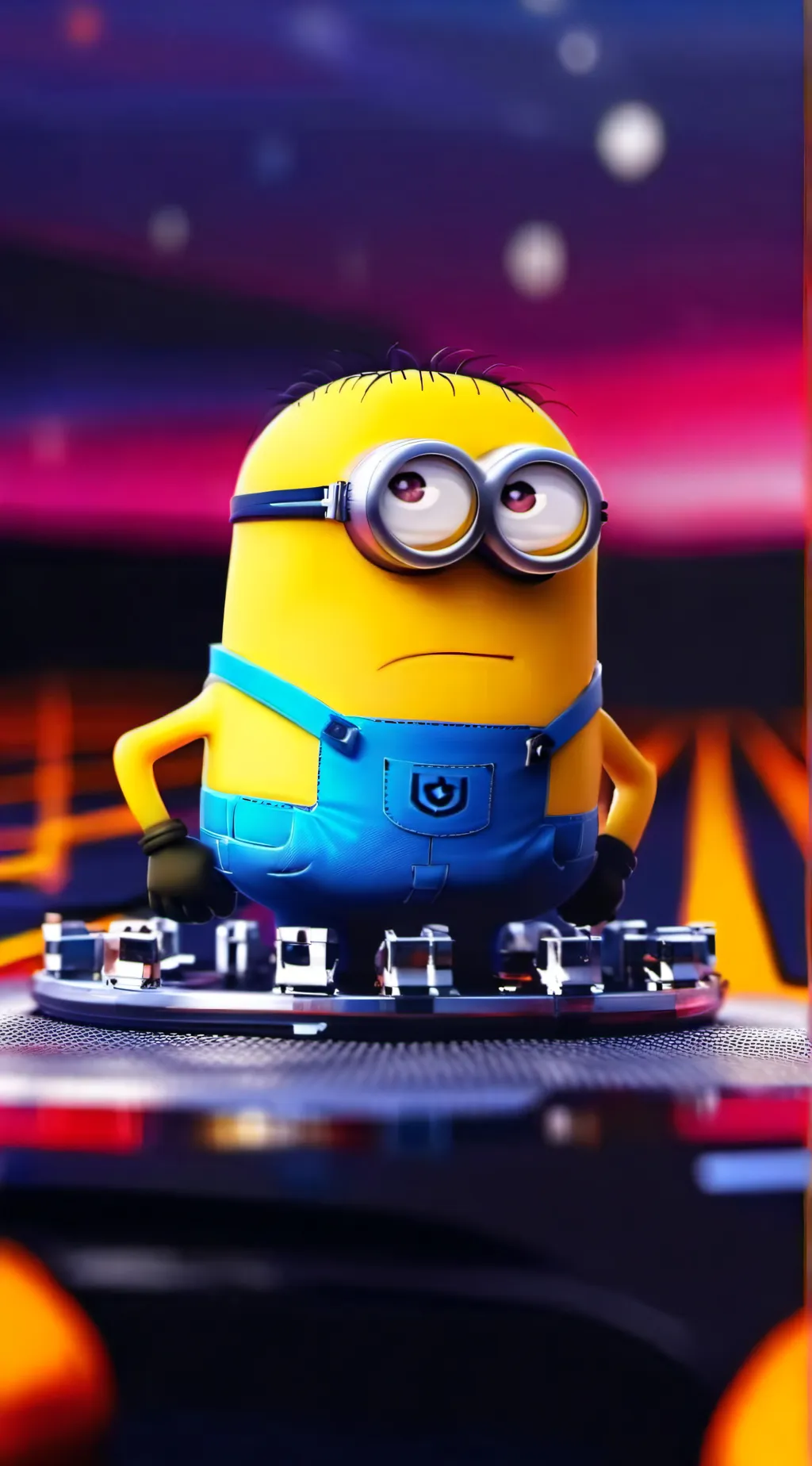 ai character: MINION BOYYY background