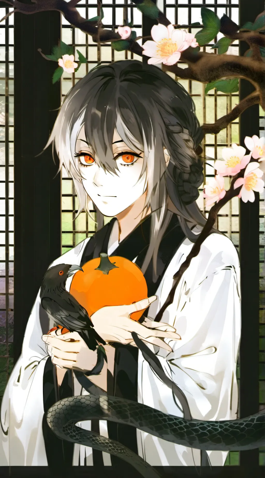 ai character: hashira  background