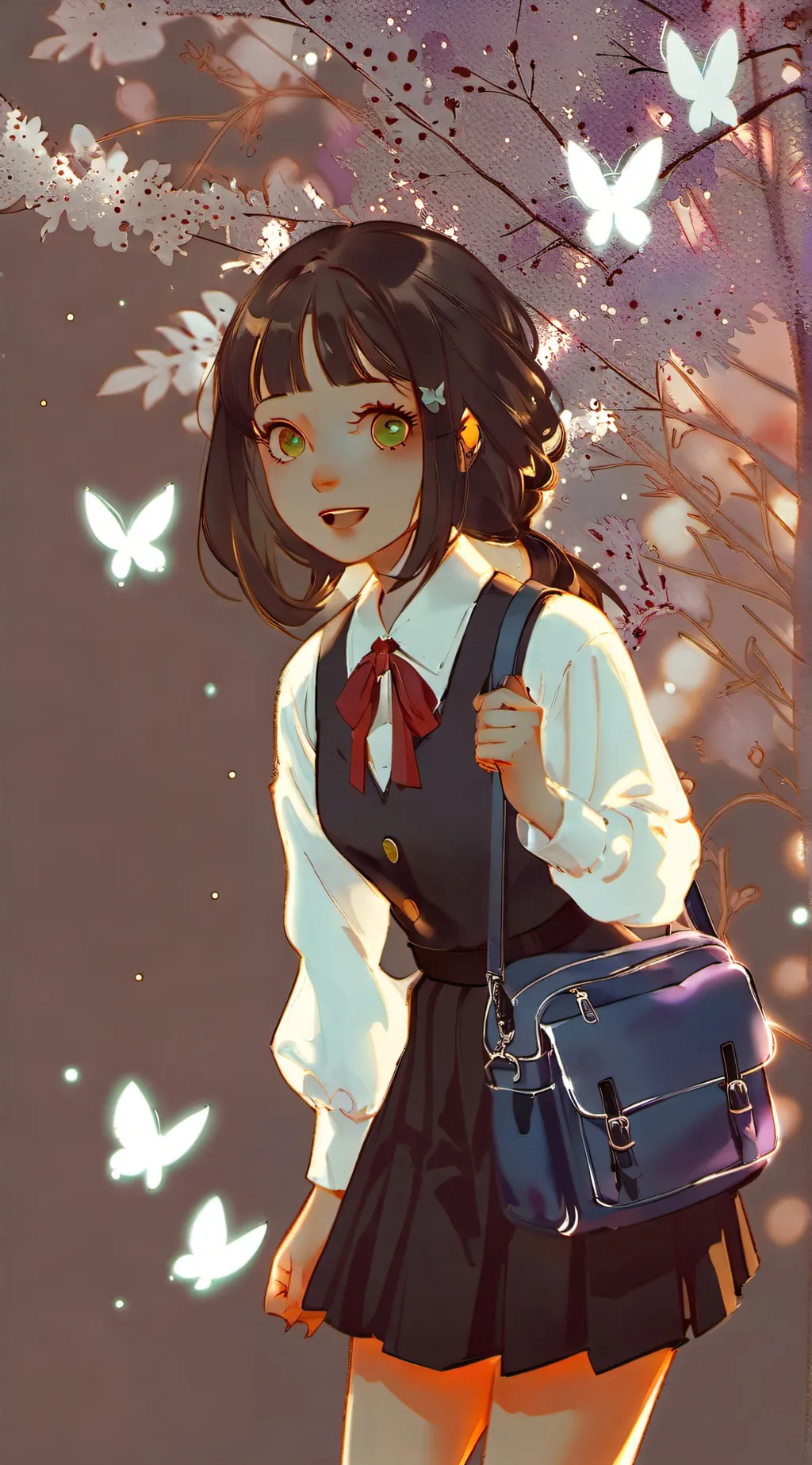ai character: ash background
