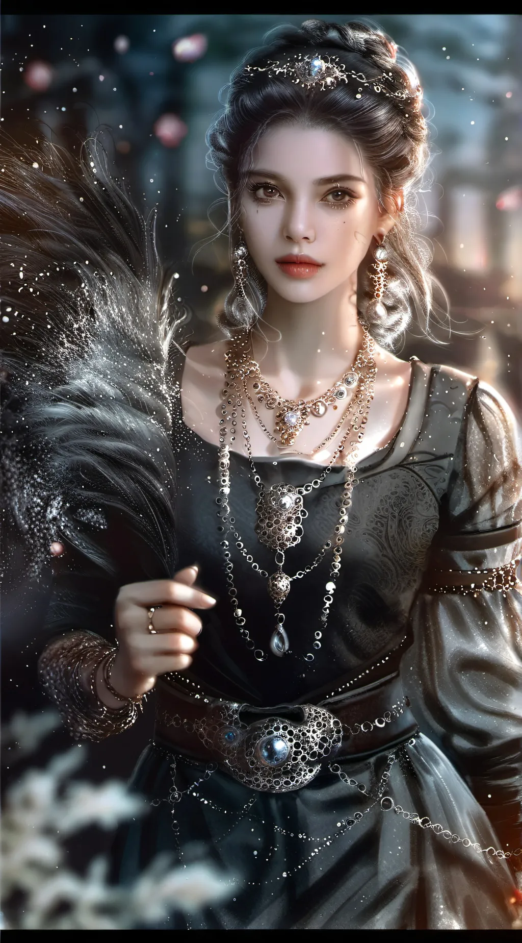 ai character: Queen Lilly  background