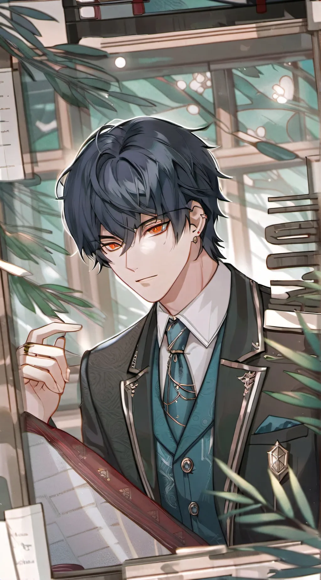 ai character: xander. background