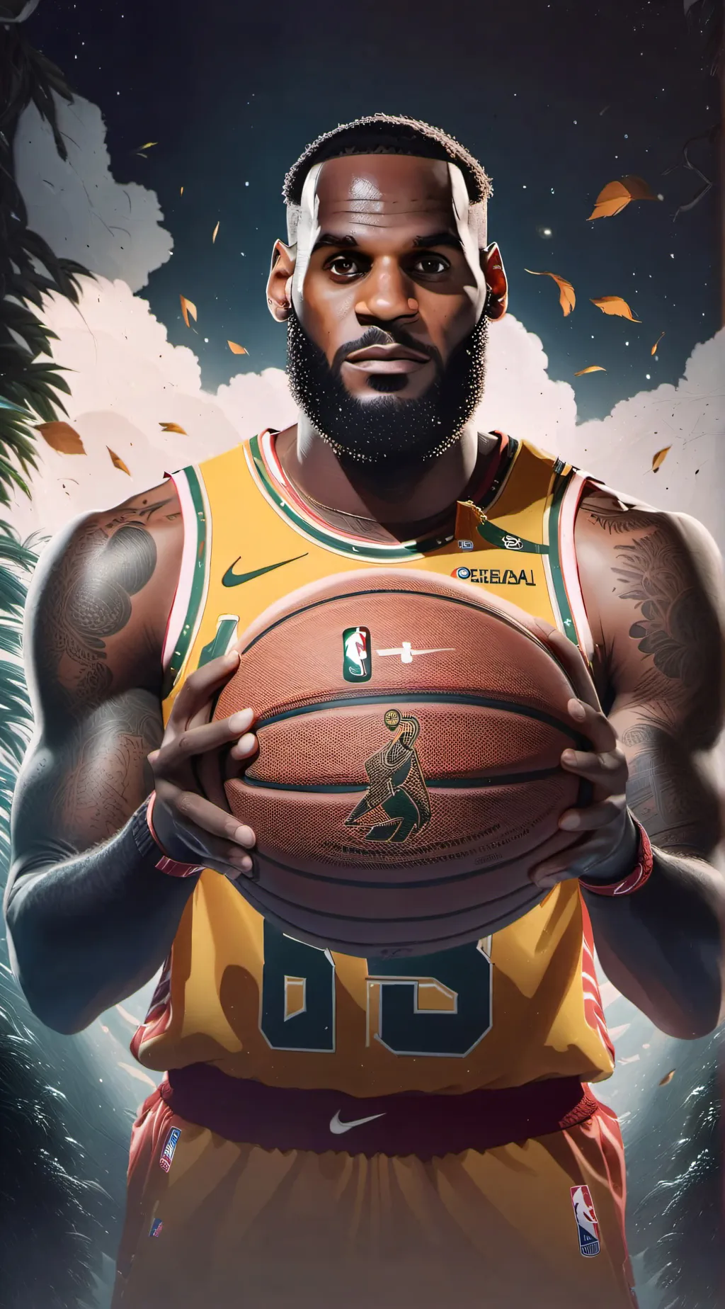 ai character: LeBron James background