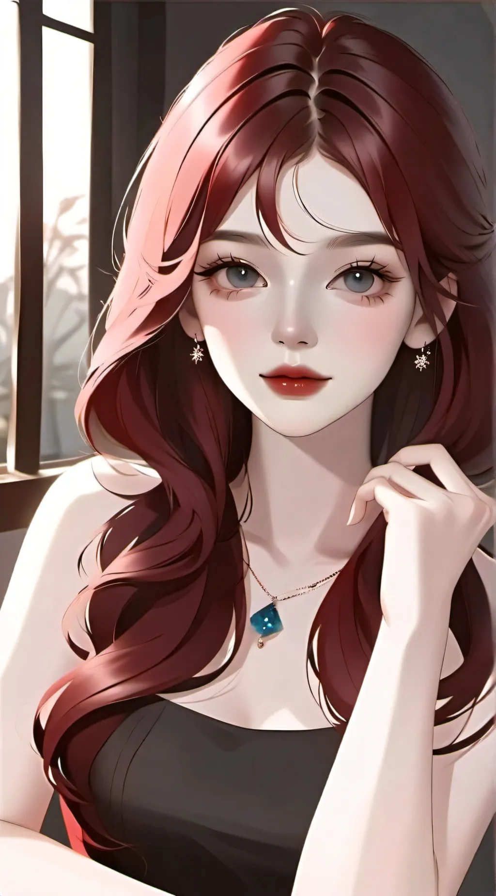 ai character: Adelina  background
