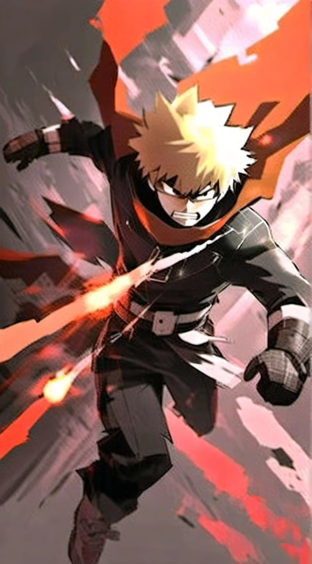 ai character: Bakugo💥 background