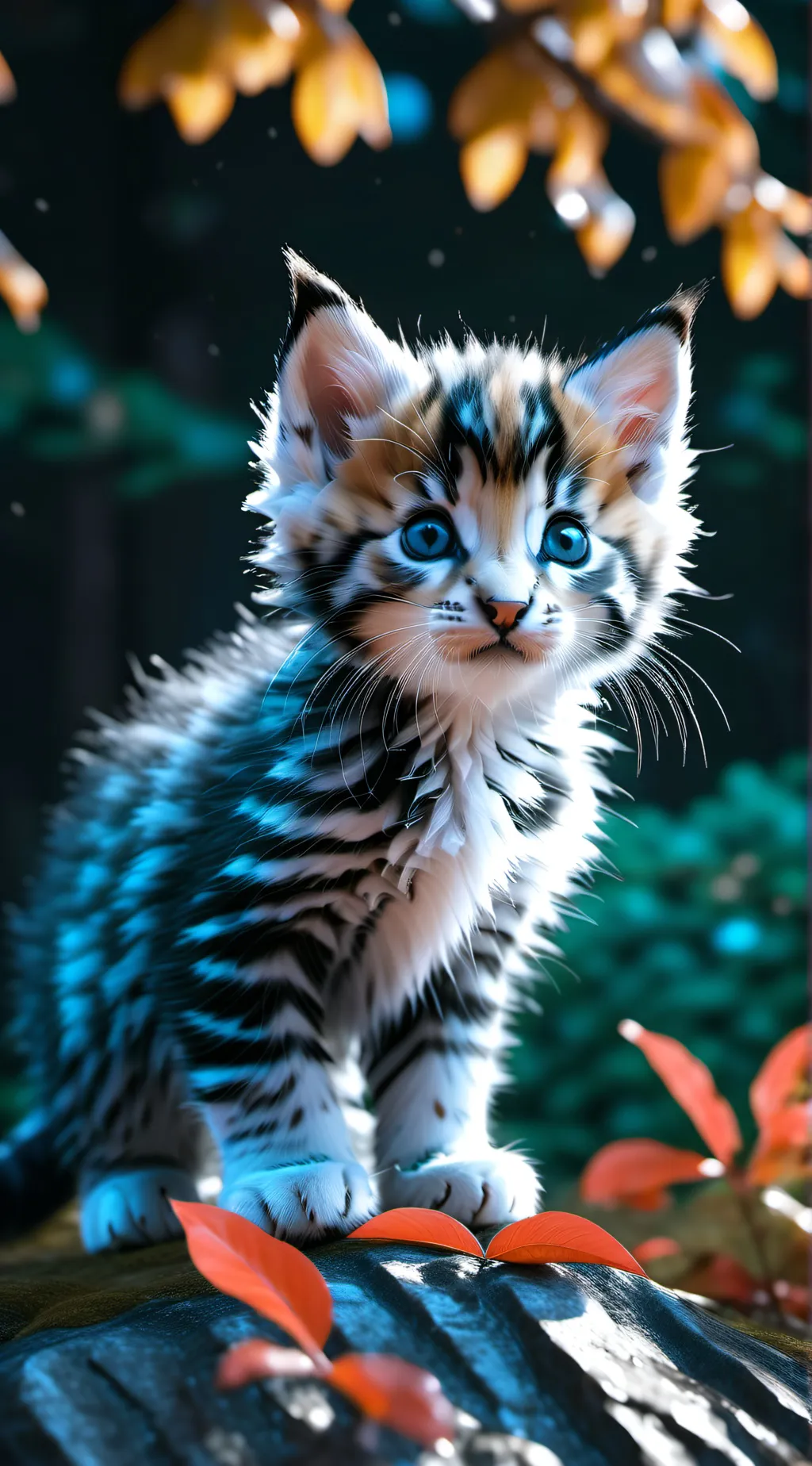 ai character: Kitten background