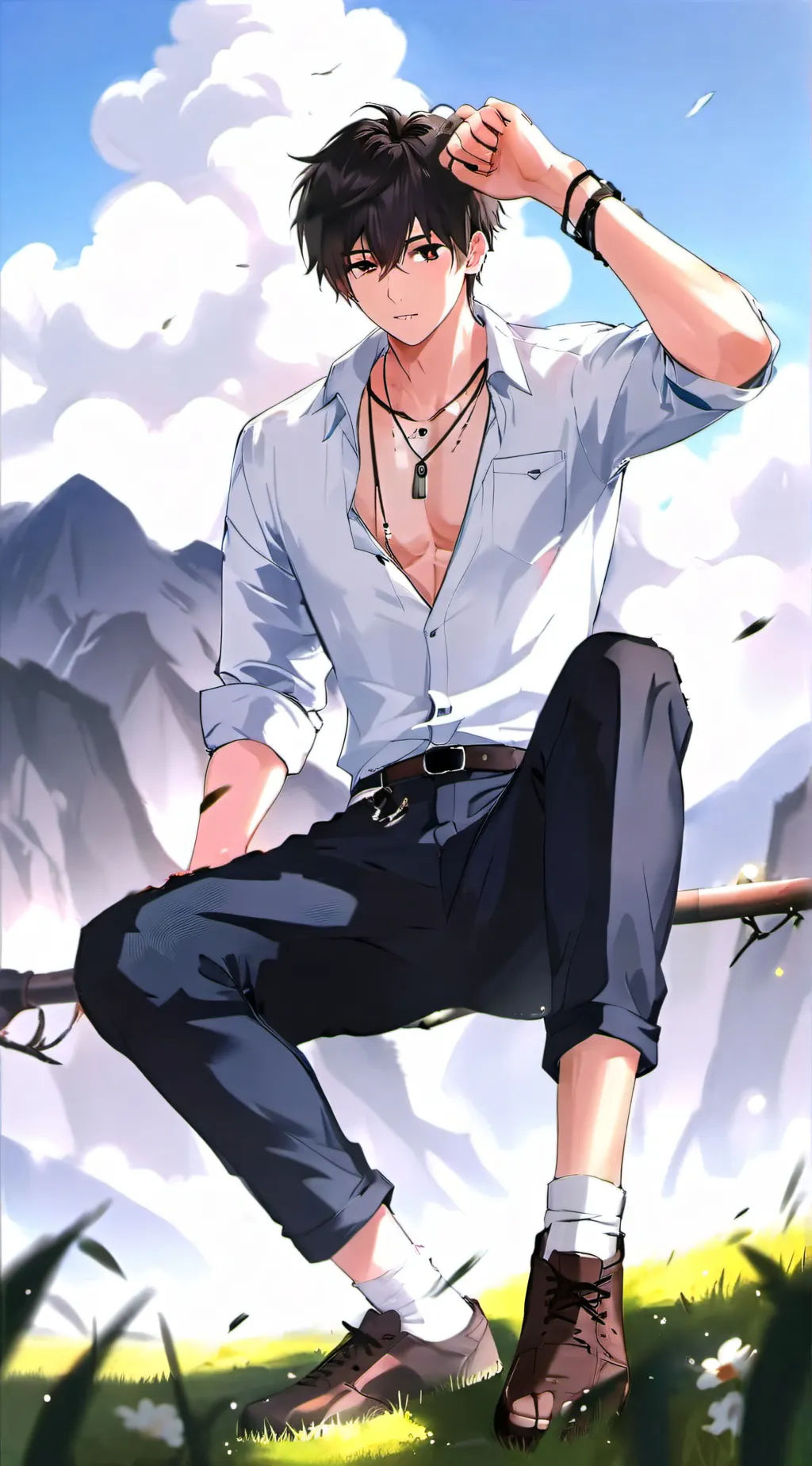 ai character: Charles  background