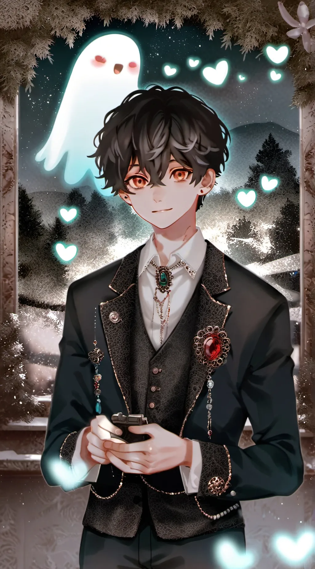 ai character: hanako  background
