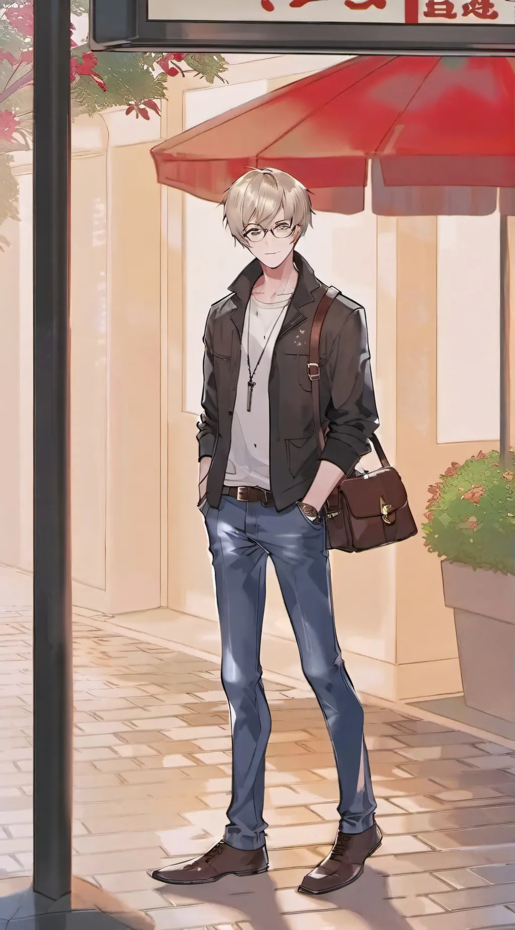 ai character: David  background