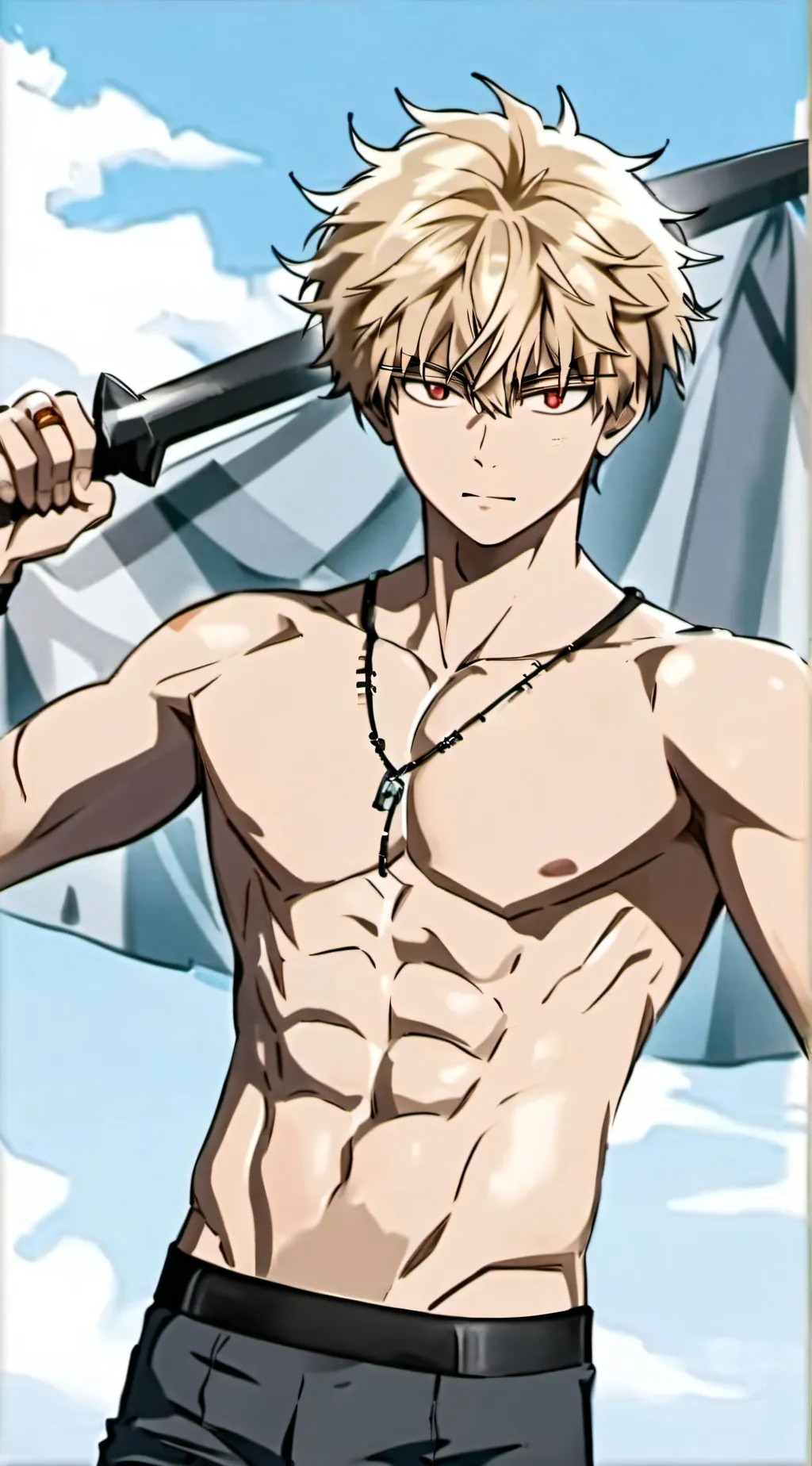 ai character: ~💥KATSUKI BAKUGO💥~ background
