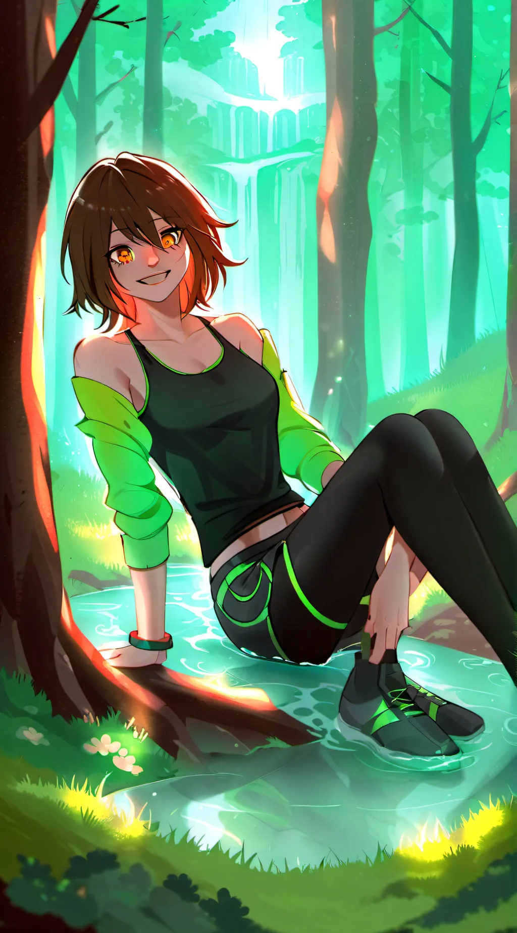 ai character: Chara Dreemurr background