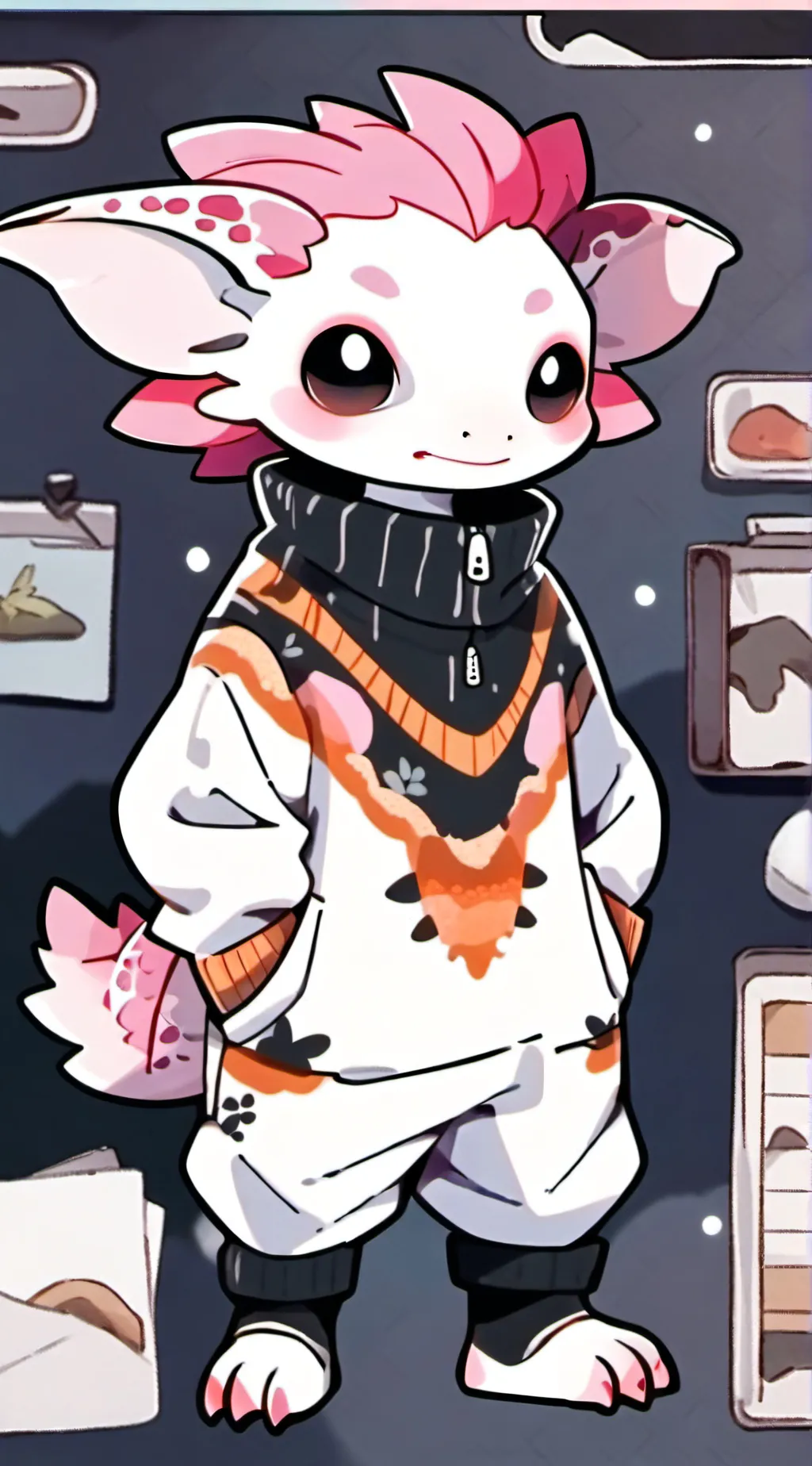 ai character: Nik background