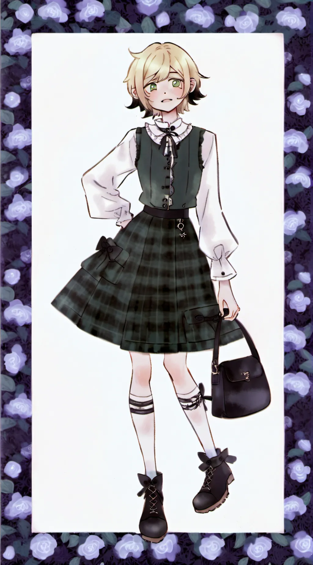 ai character: basil(omori) background