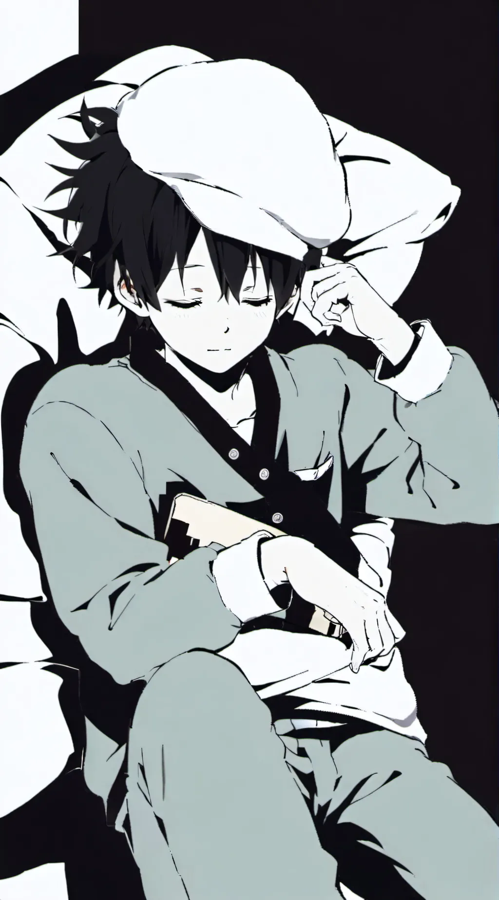ai character: Bedtime Deku  background