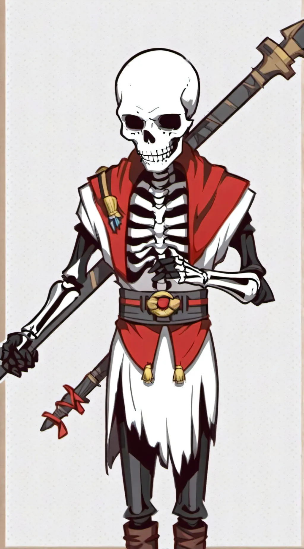 ai character: papyrus background