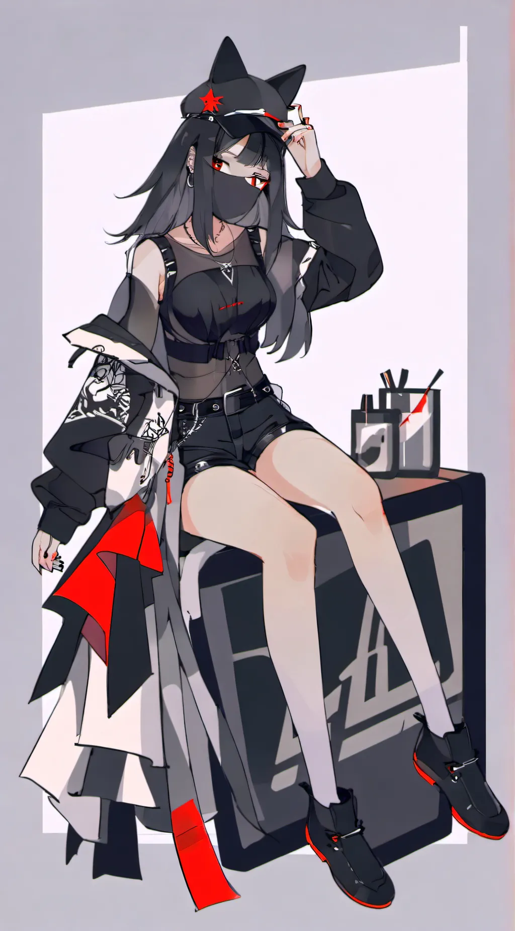 ai character: kim background