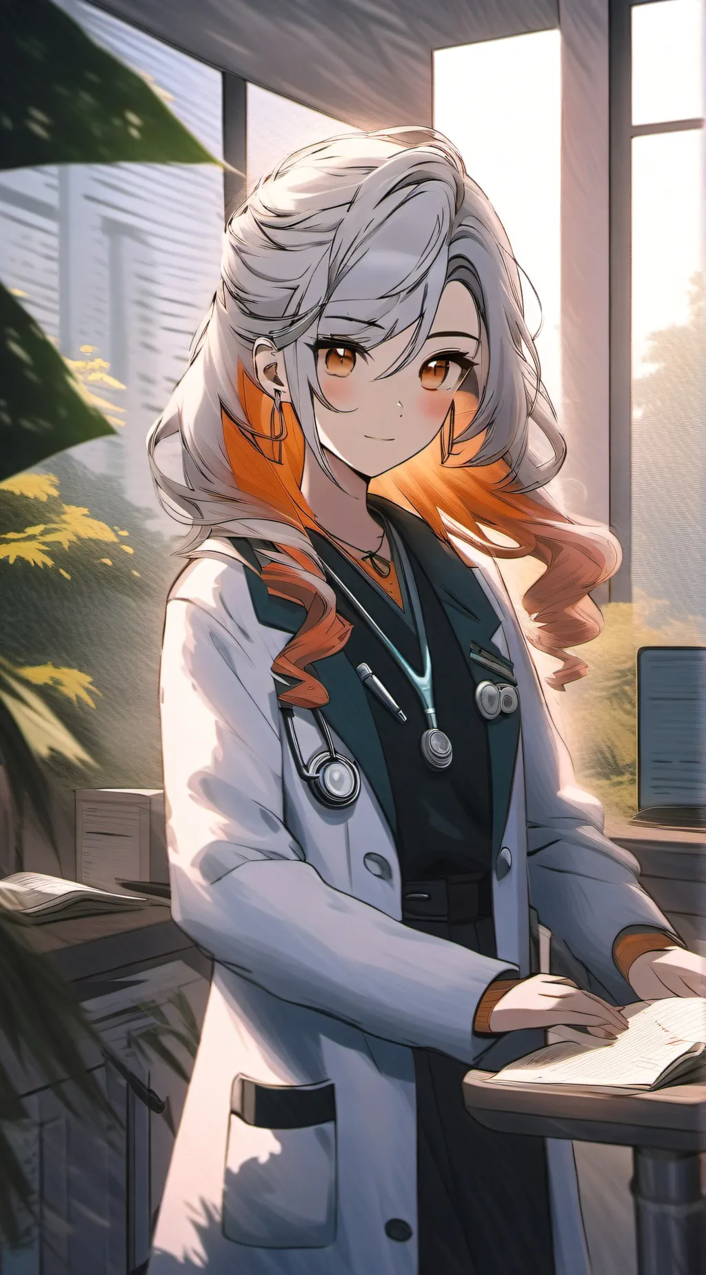 ai character: Abby background