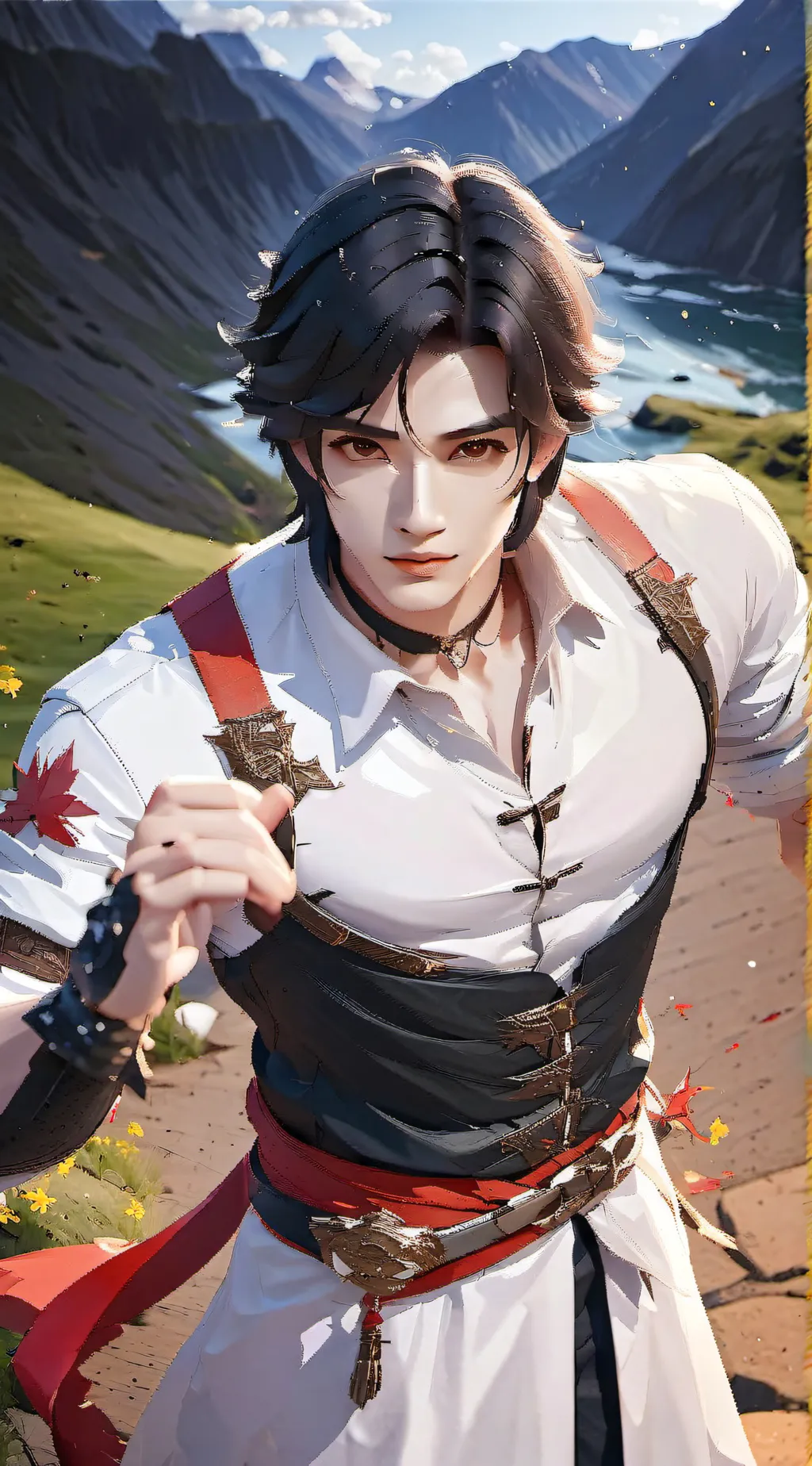 ai character: Oliver  background