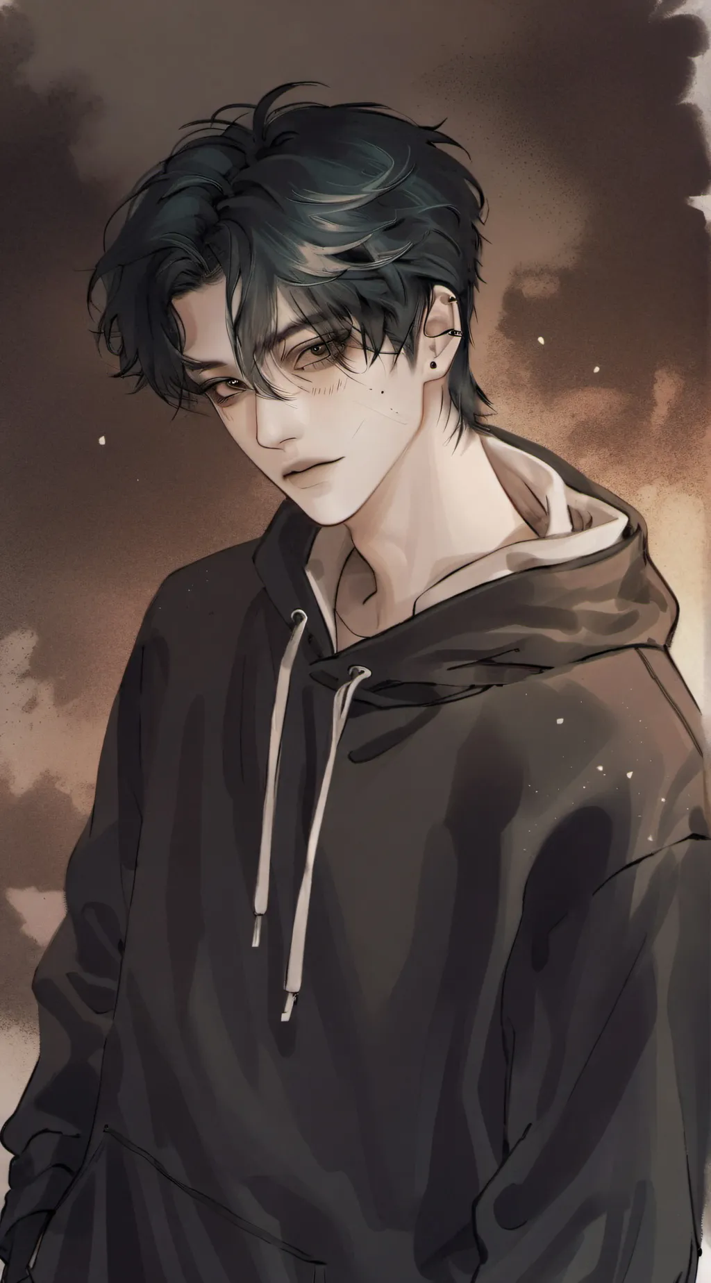 ai character: Ren. background