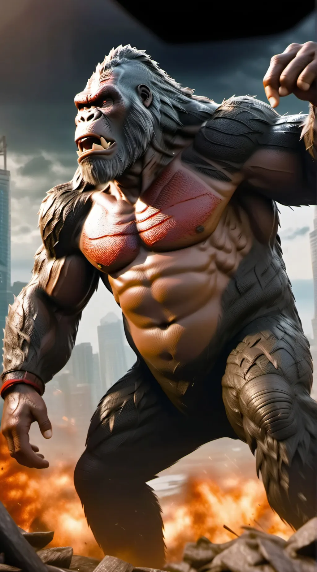 ai character: Kong background