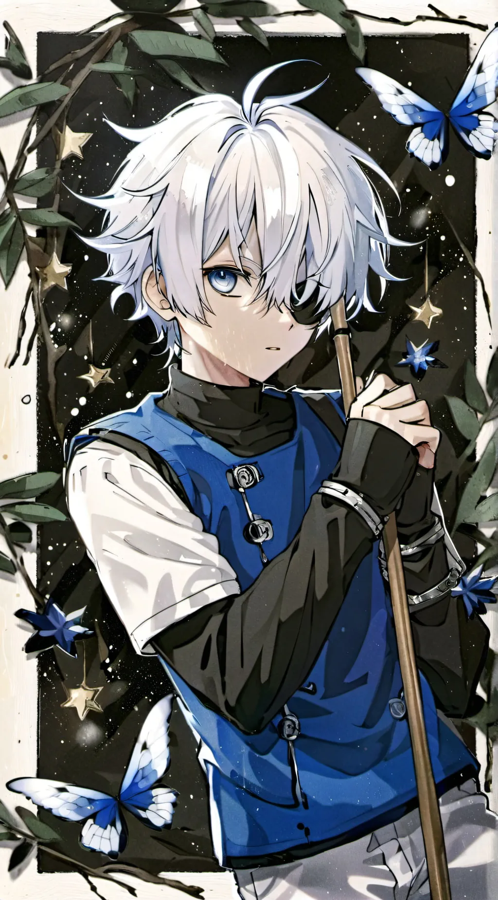 ai character: Killua zoldyck  background
