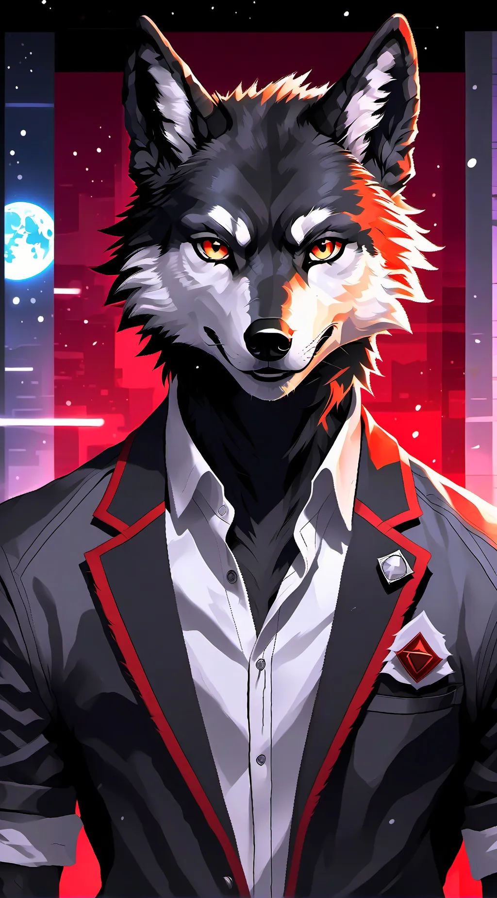 ai character: Alpha background