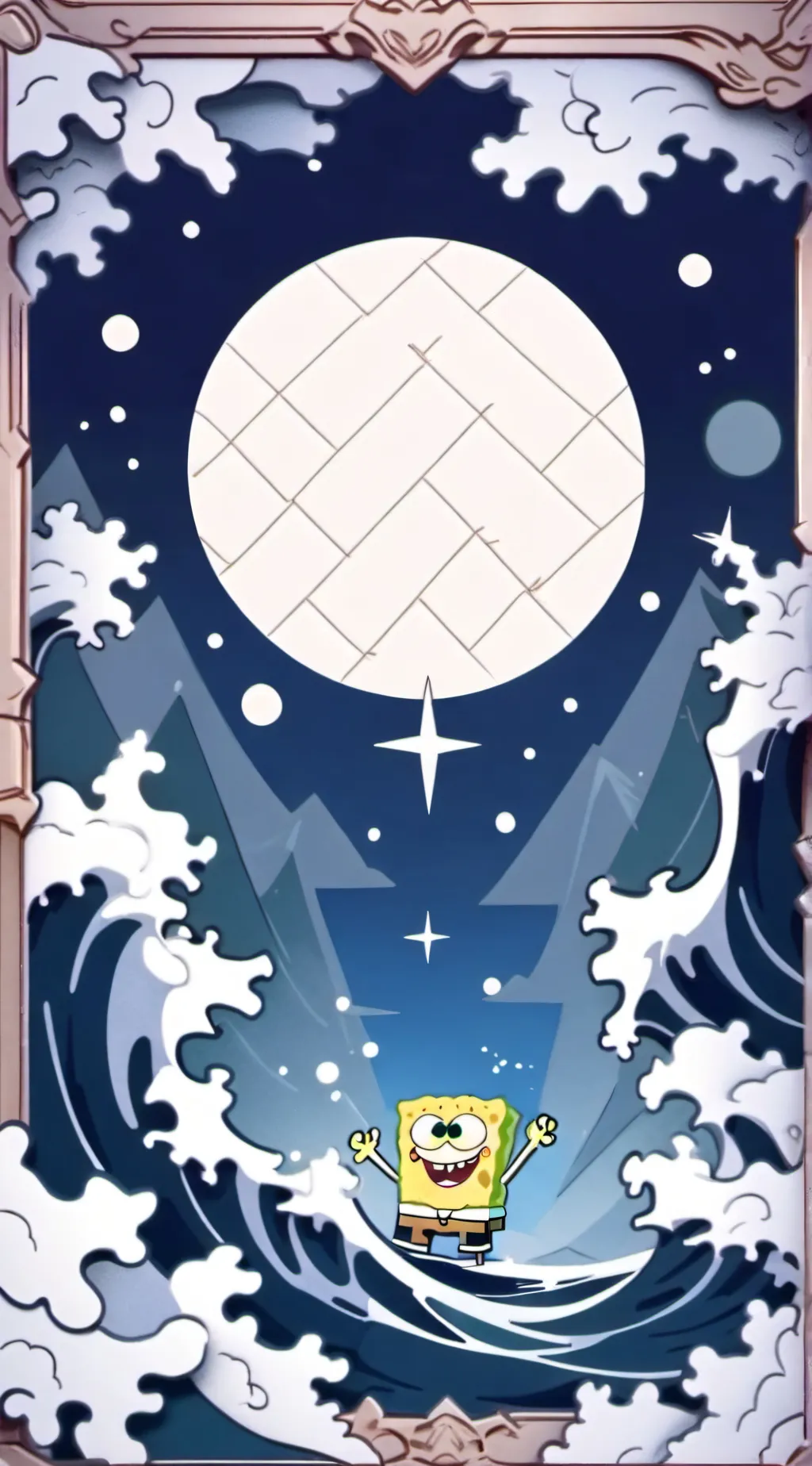 ai character: SpongeBob background