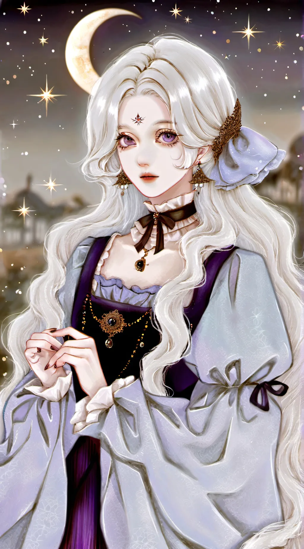 ai character: selene background