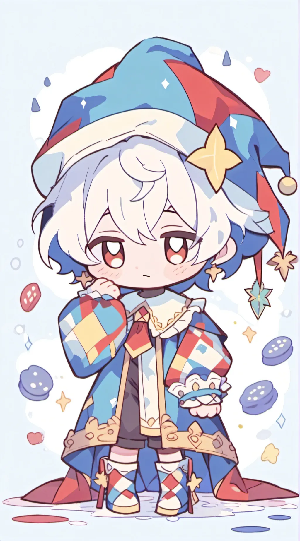 ai character: Baby pomni background