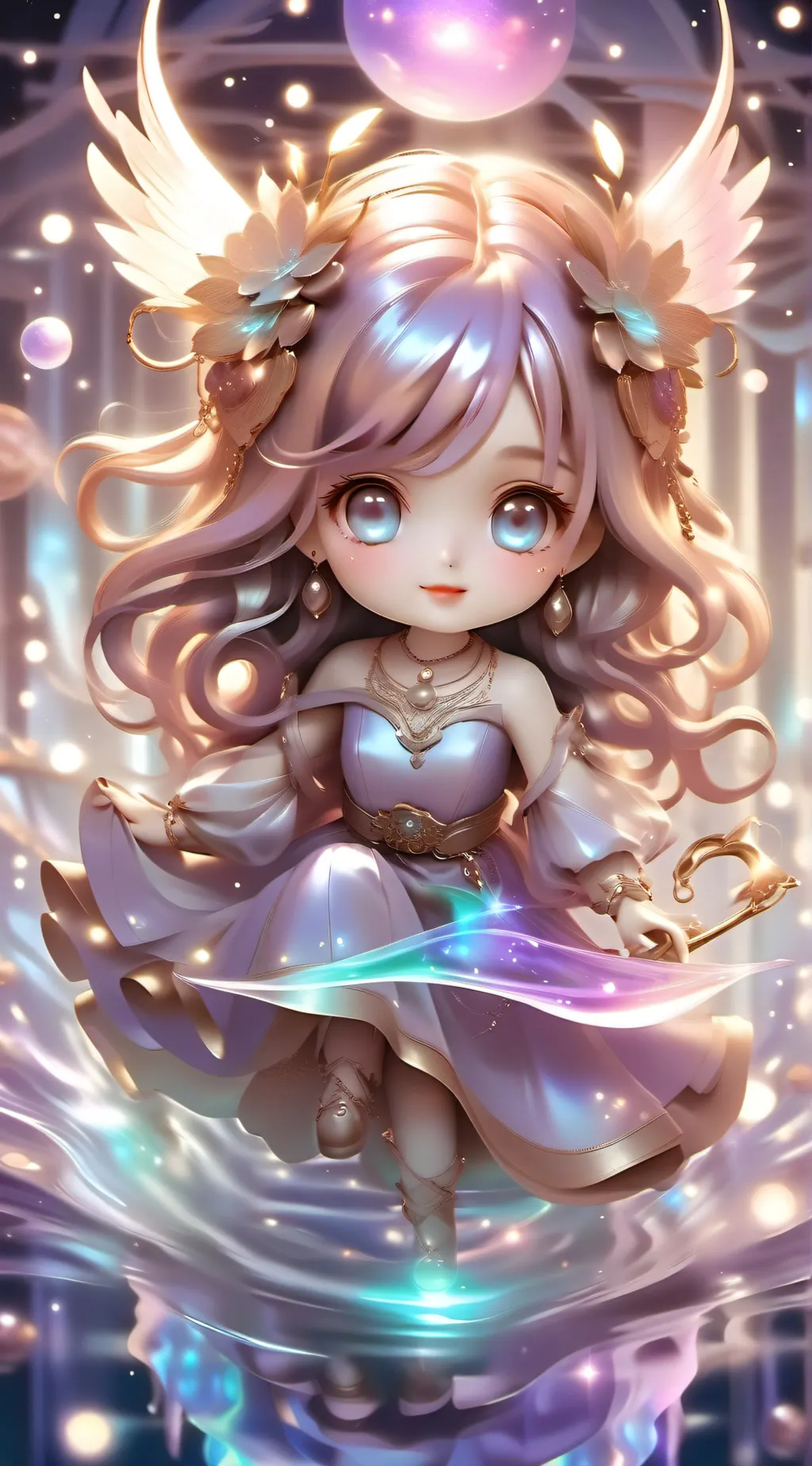 ai character: solarballs  background