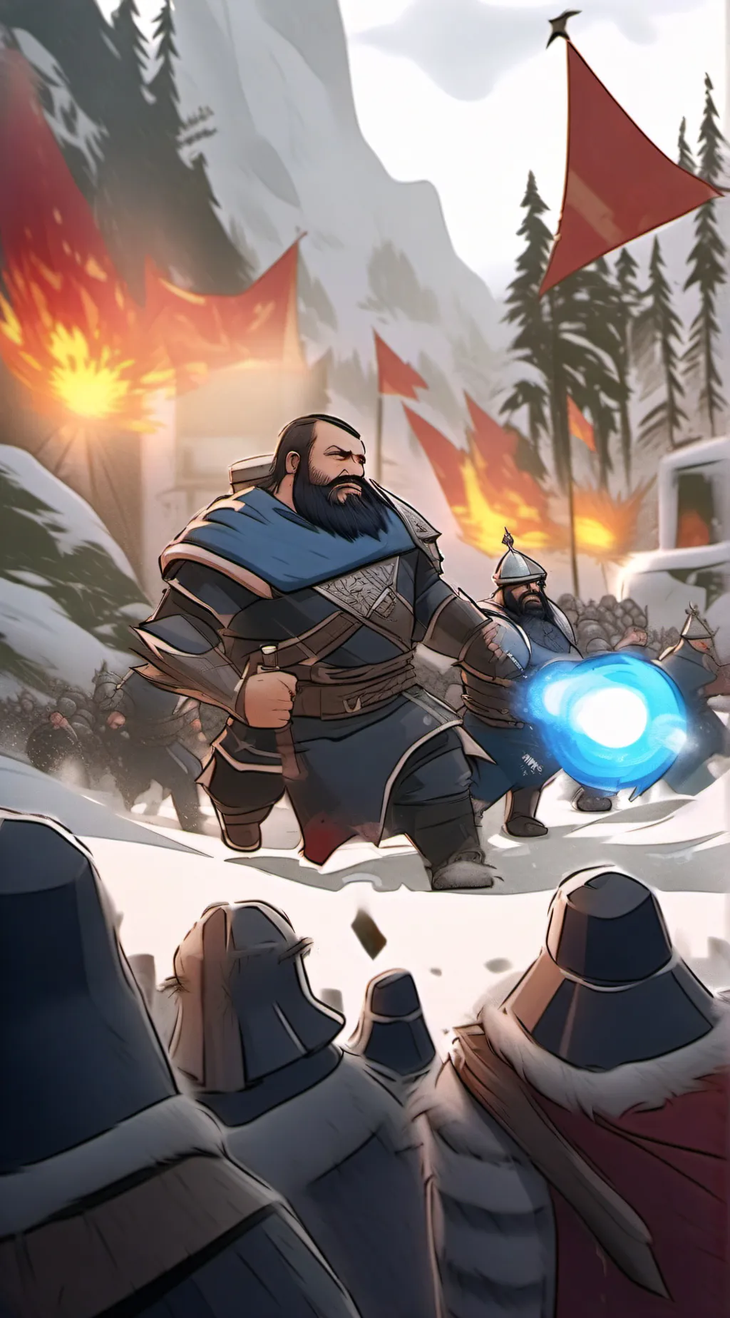 ai character: Clash royal background