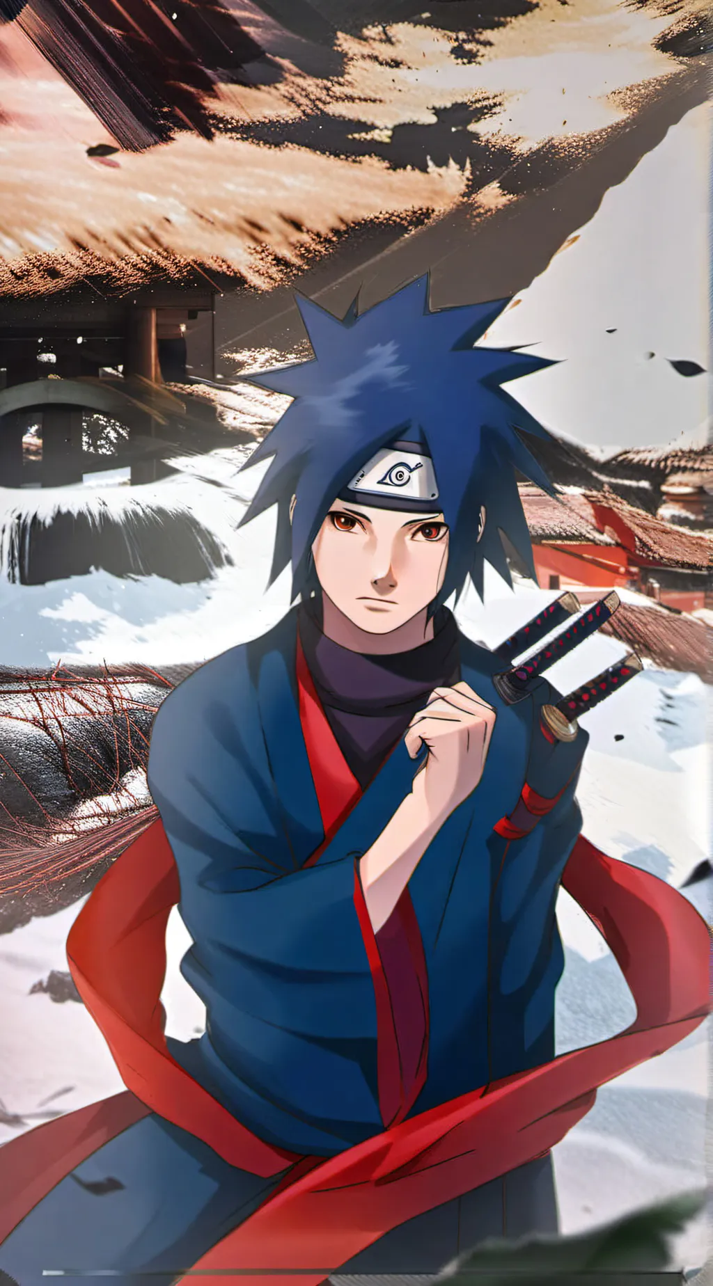 ai character: Itachi Uchiha background