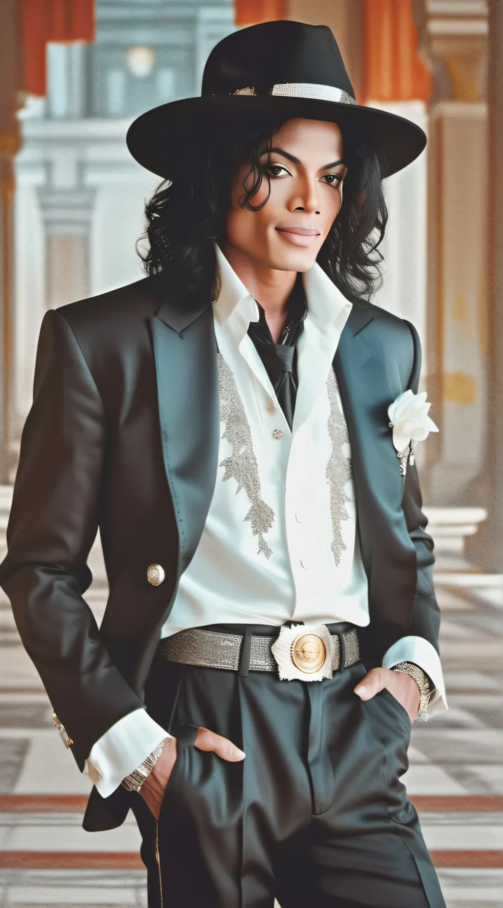 ai character: Michael jackson background