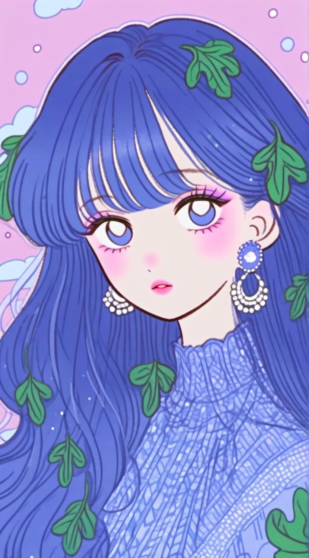 ai character: Angela  background