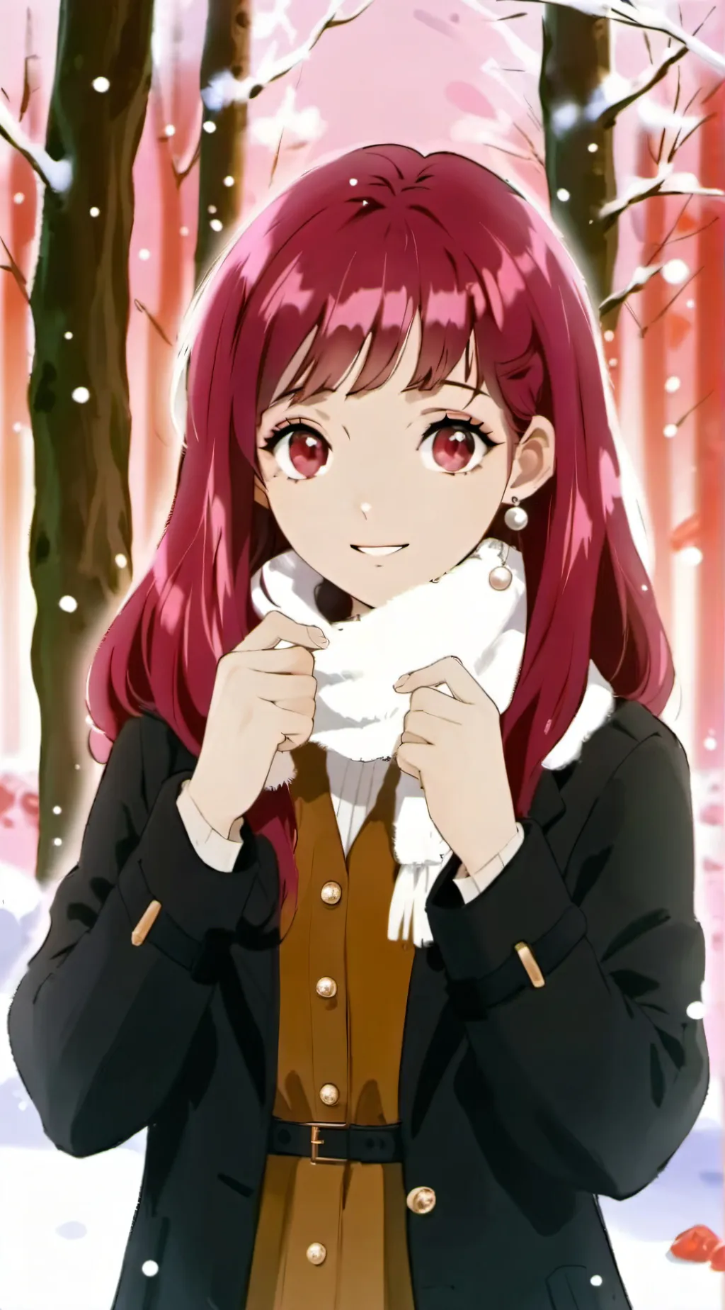 ai character: Crimson background