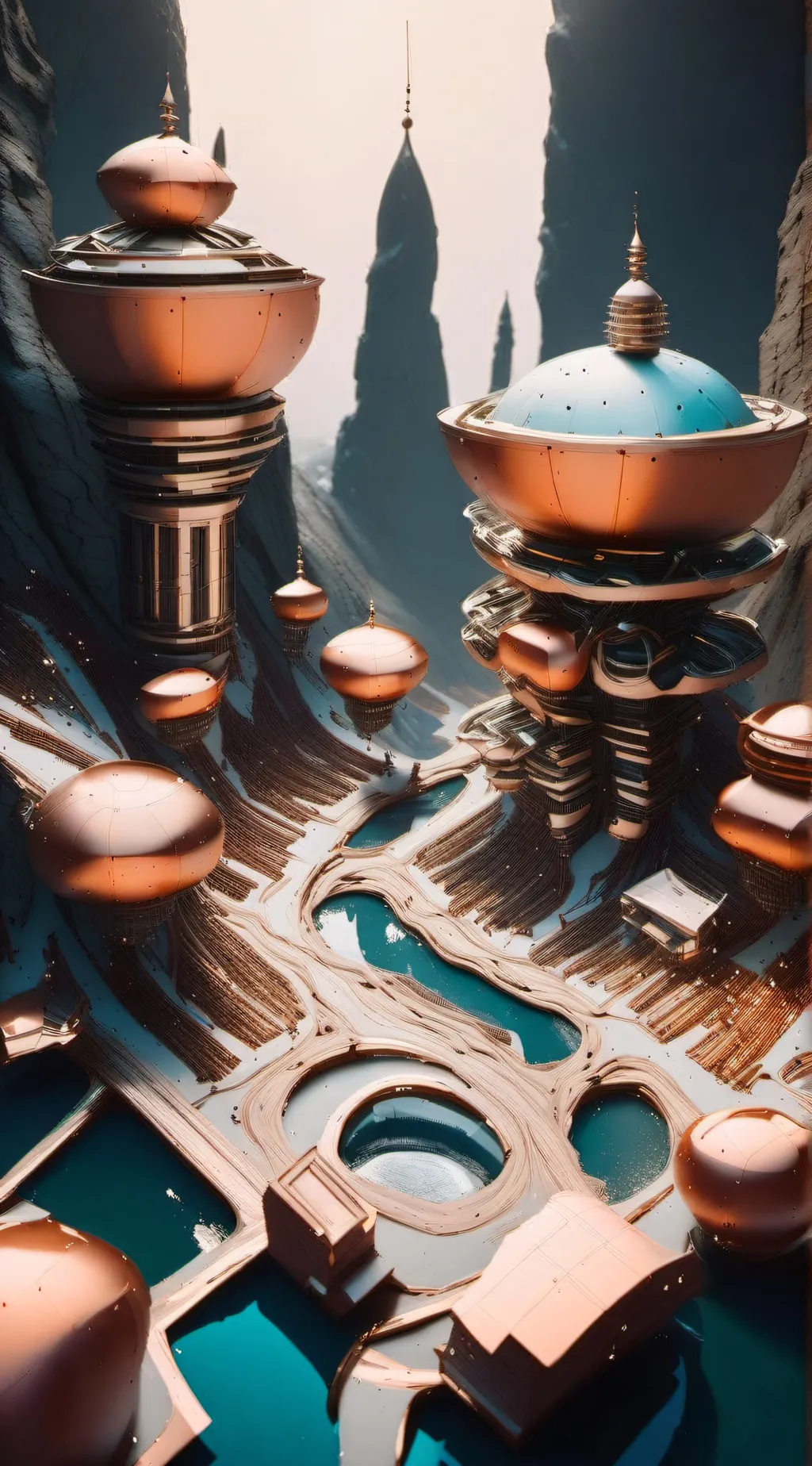 ai character: Copper City background